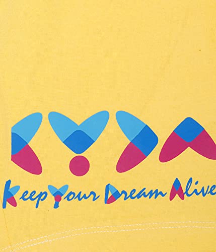 Kids Unisex Green-Yellow Desert Printed Regular Fit Vintage Trousers (Pack of 2)