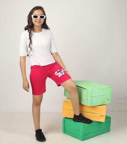 Girls Printed Shorts (Pack of 3)