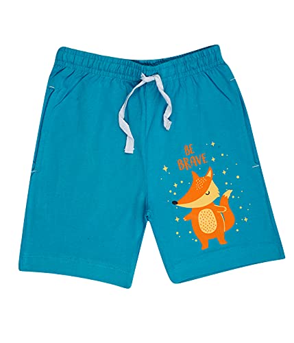 Kids Unisex Blue-Melange Desert Printed Regular Fit Vintage Trousers (Pack of 2)