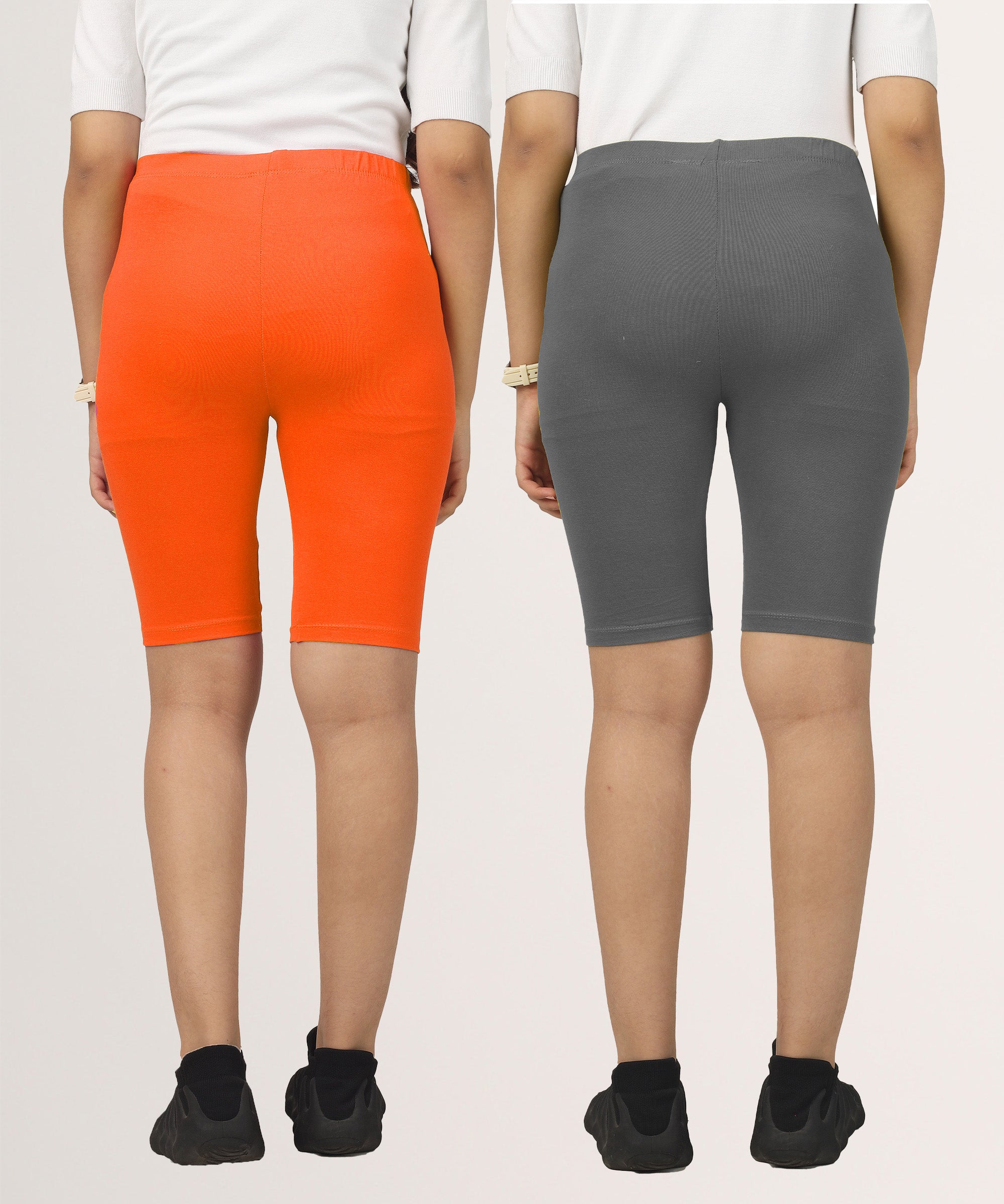 Girls Cycling Shorts | Active Wear (Pack of 2)