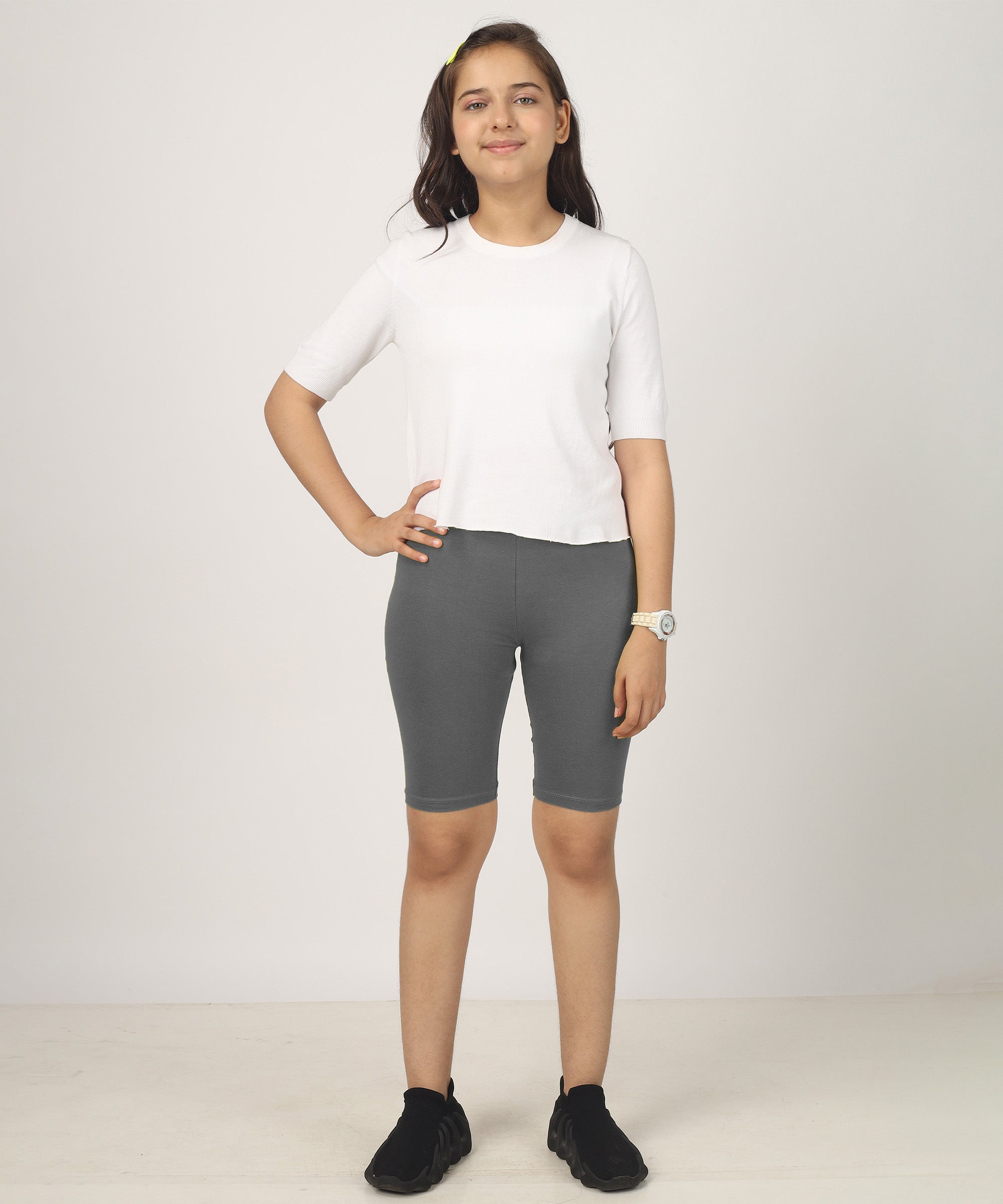 Girls Cycling Shorts | Active Wear (Pack of 2)