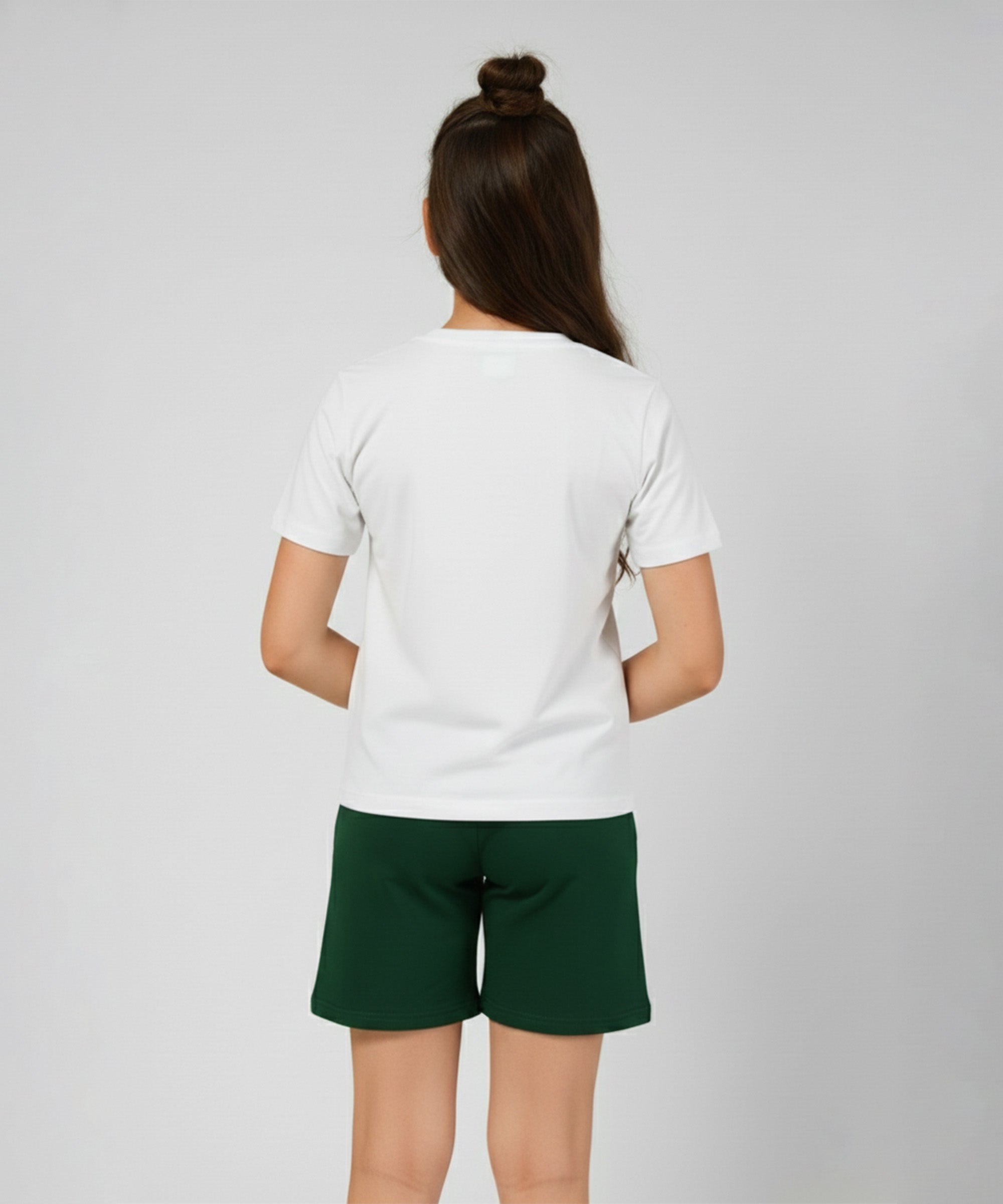 Girls Premium Cotton Printed Co-Ord Set | T-Shirt & Shorts | Pack of 1