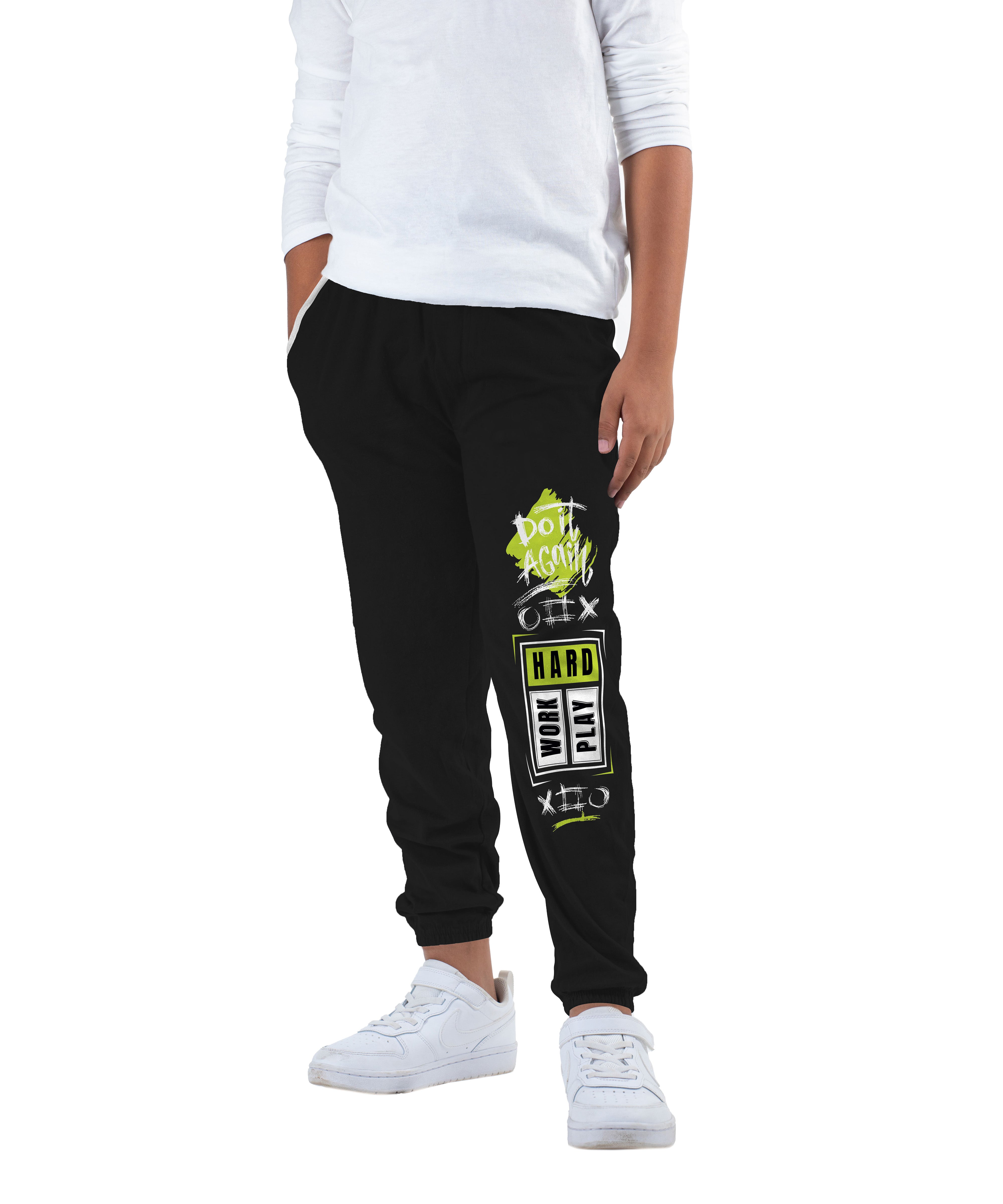 Boys Printed Track Pant (Pack of 2)
