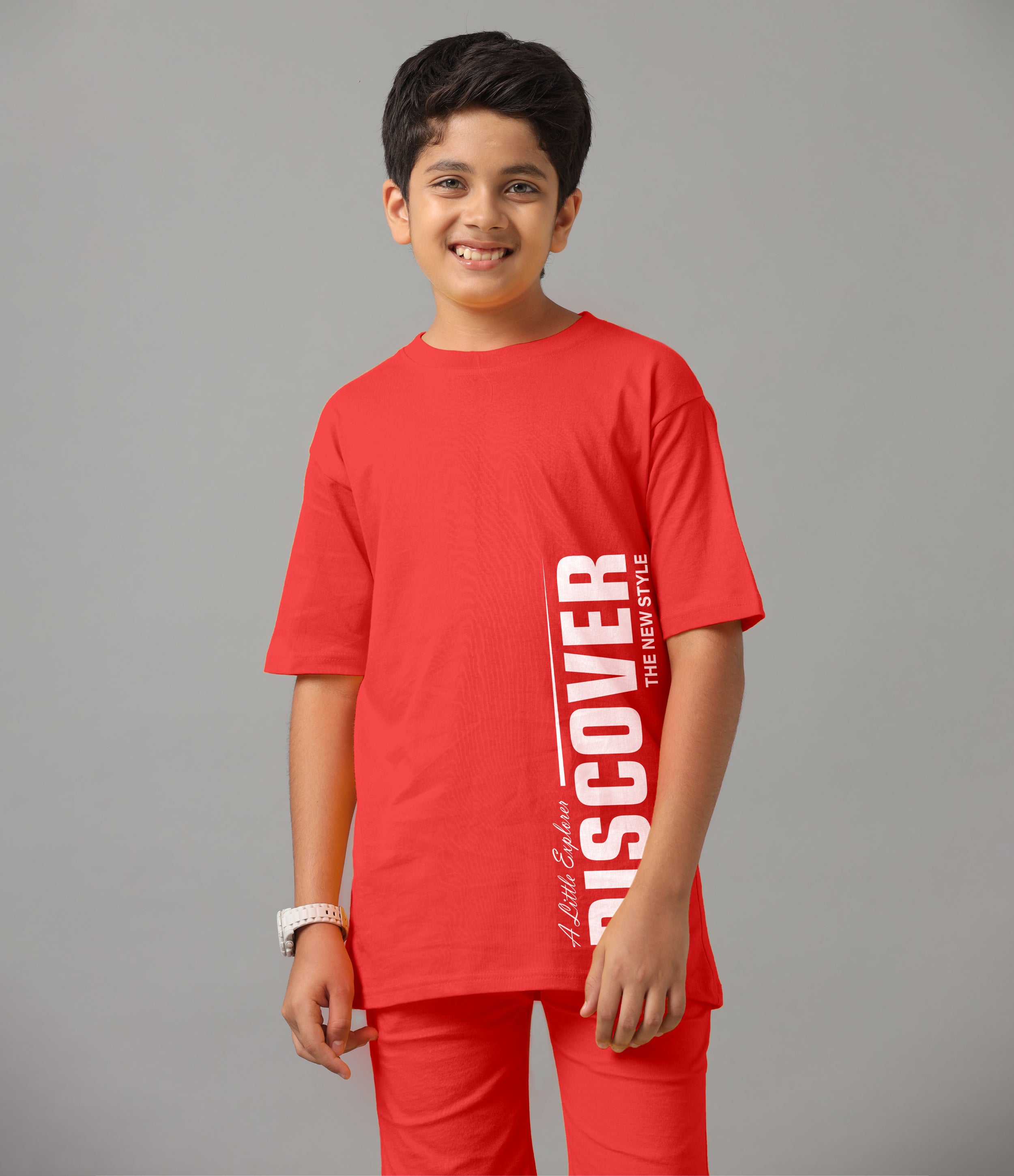 Relaxed Fit Boys Co-ords | Red
