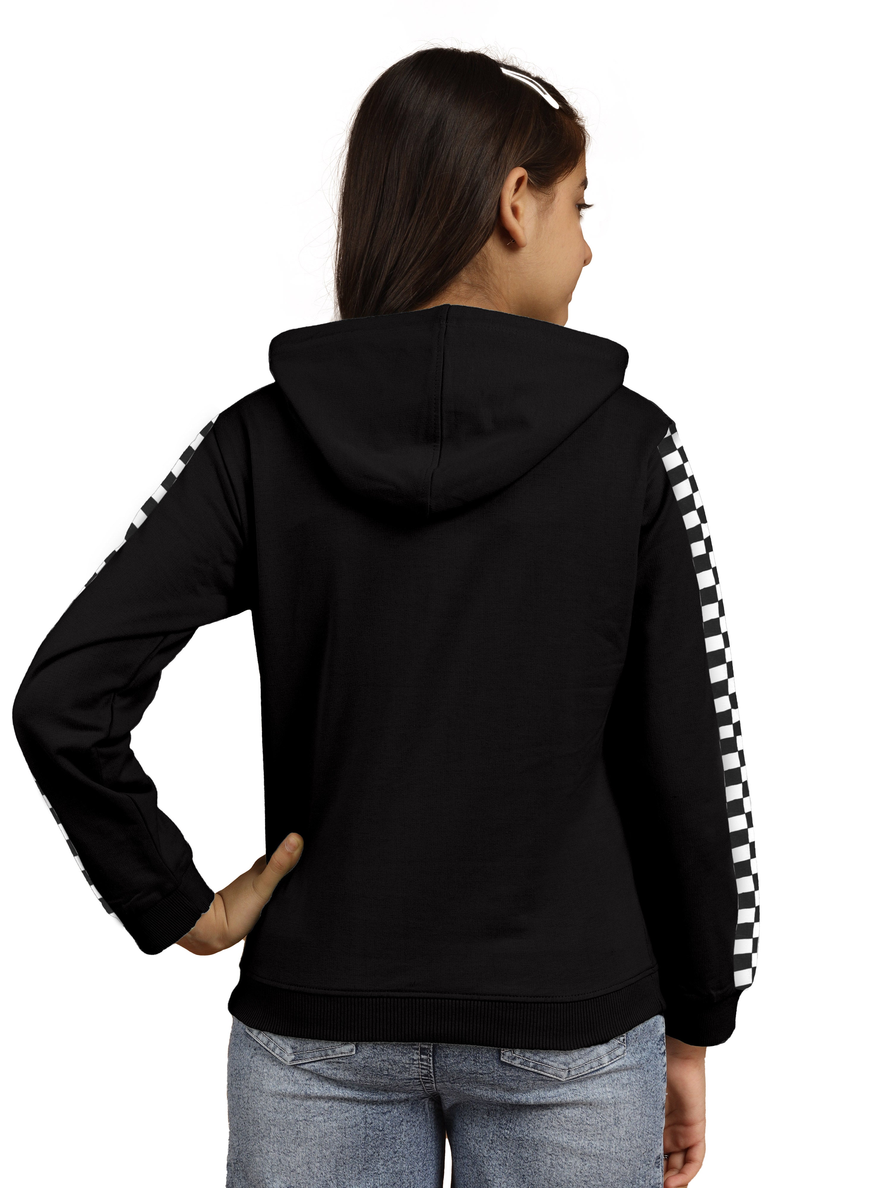 Girl's Checkered Hoodie