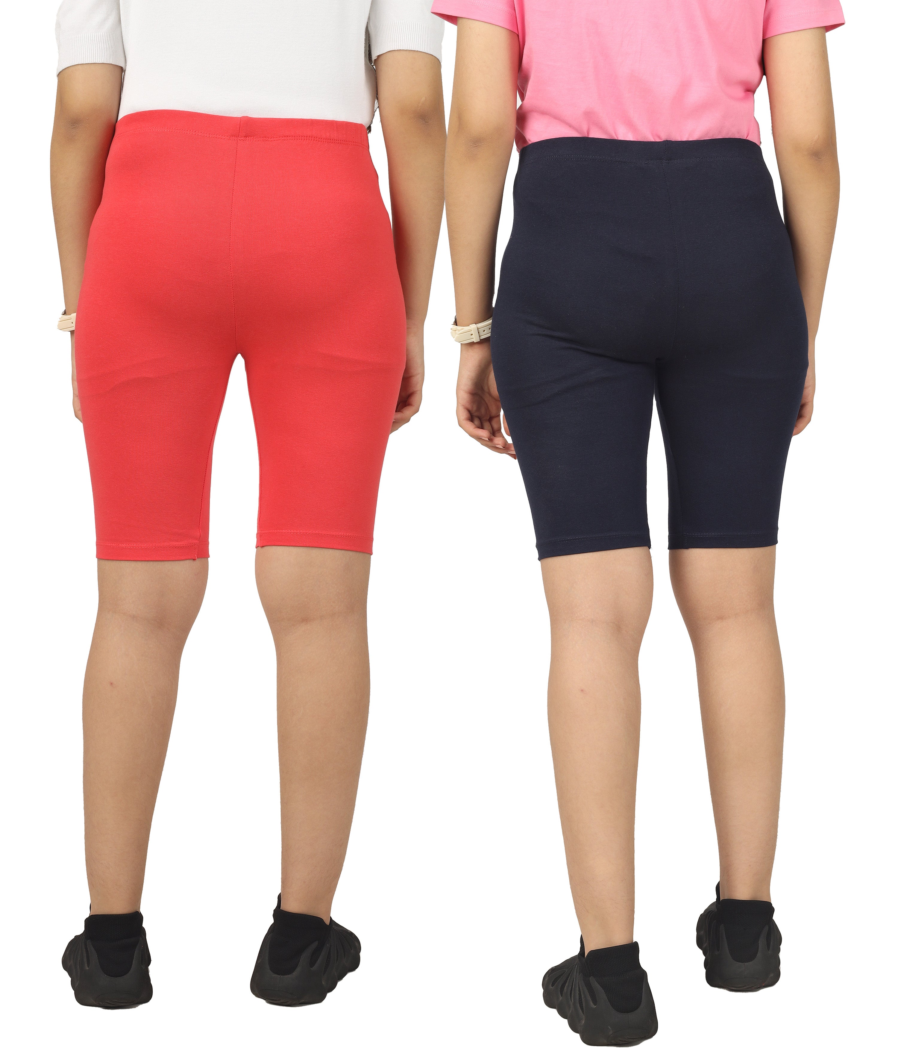 Girls Cycling Shorts | Active Wear (Pack of 2)