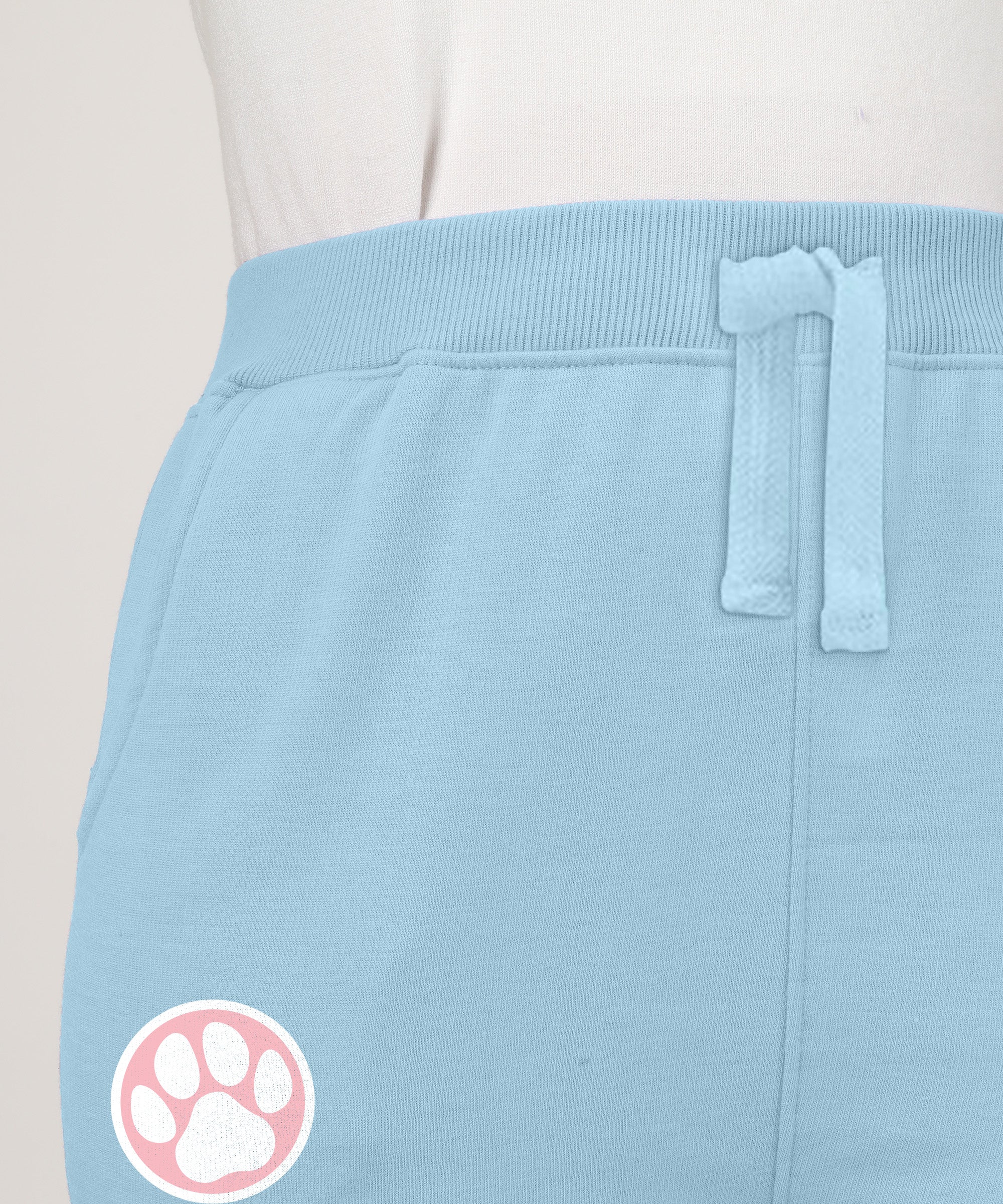 Girls Printed Premium Trouser | Skyblue