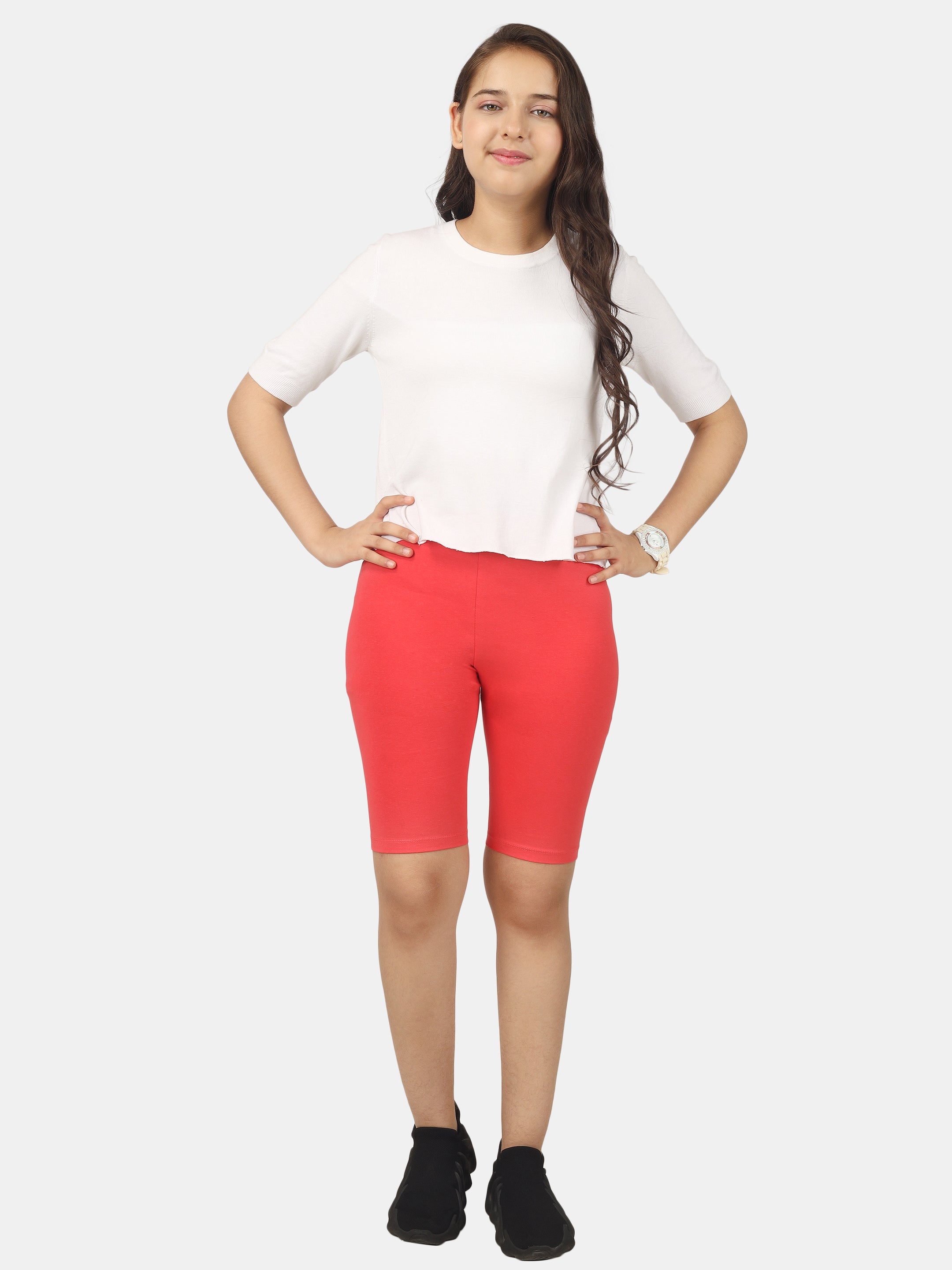 Girls Cycling Shorts | Active Wear (Pack of 2)