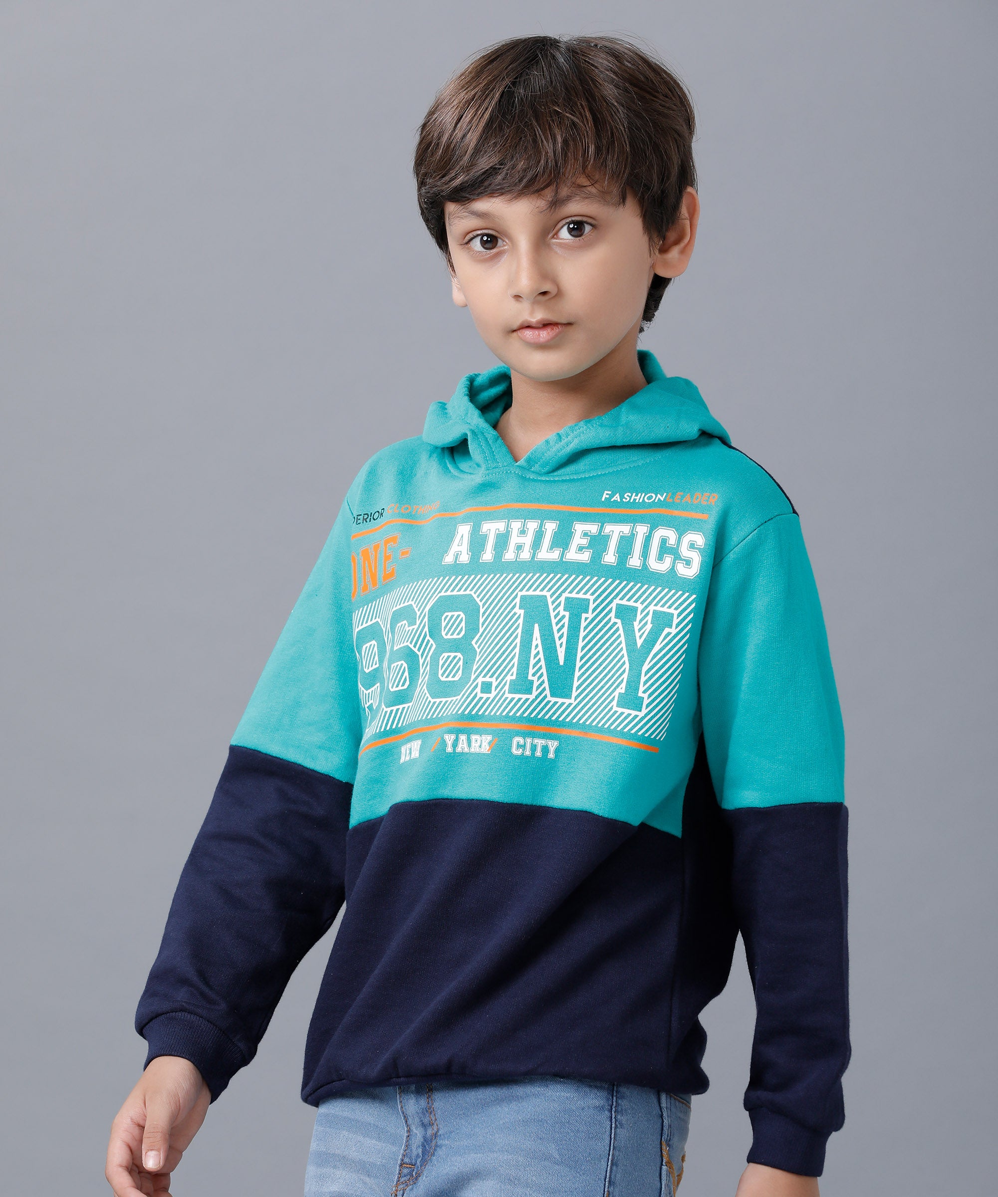 Boys Printed Full Sleeve Hoodie