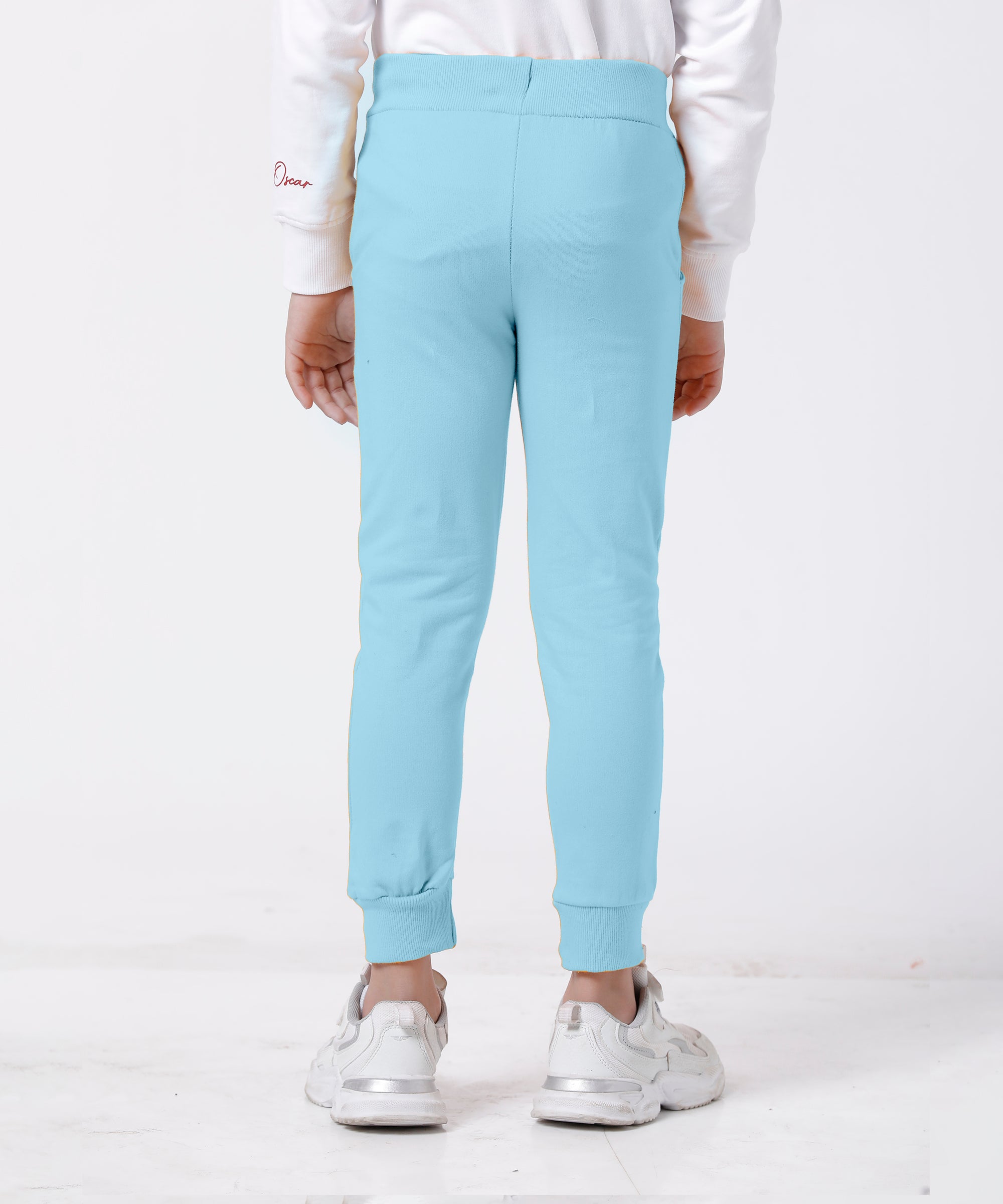 Boys Printed Premium Trouser | Sky Blue