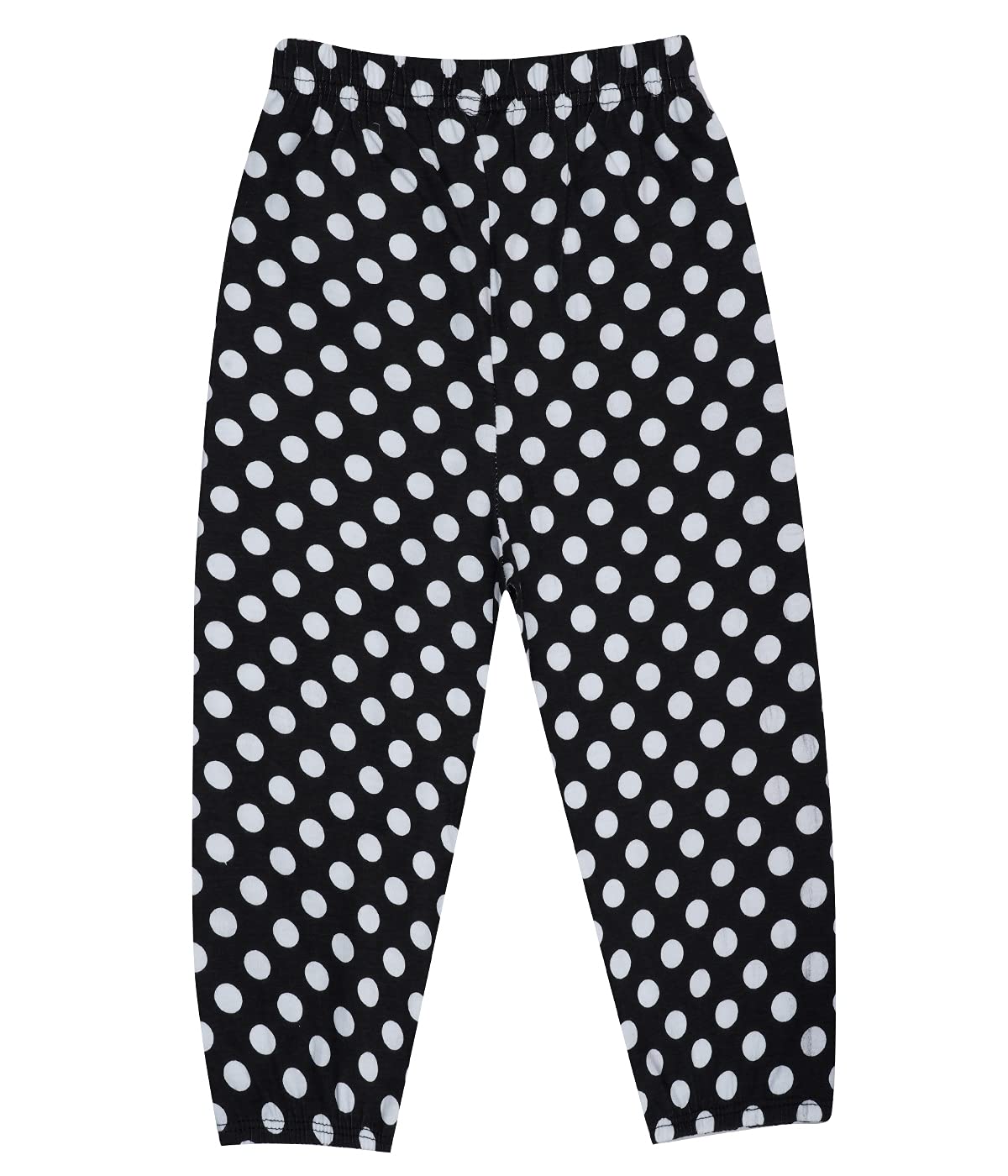 Regular Fit Dotted Printed Cotton Capri Pant for Girls - Multicolor (Pack of 3)