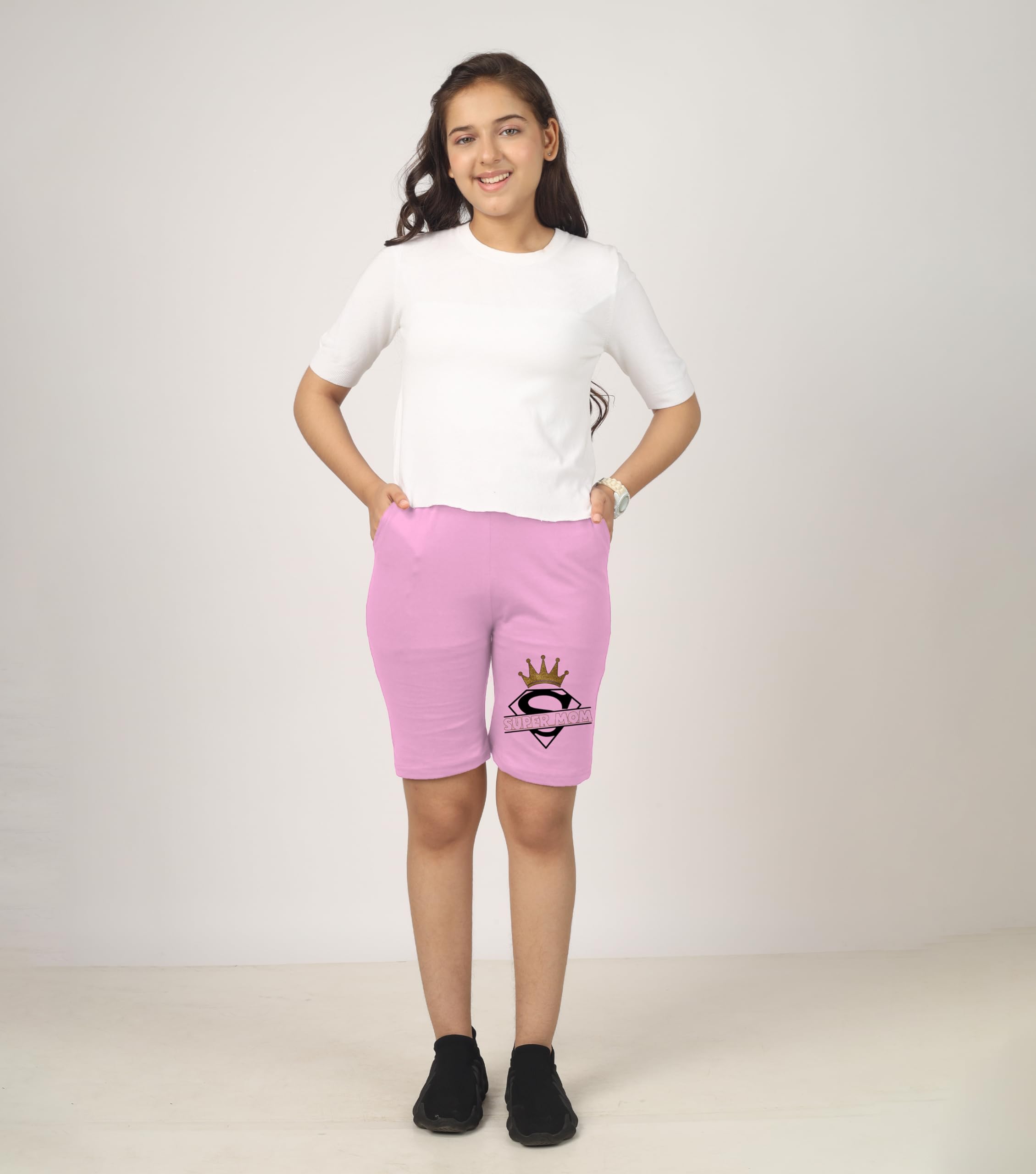 Girls Printed Shorts (Pack of 3)