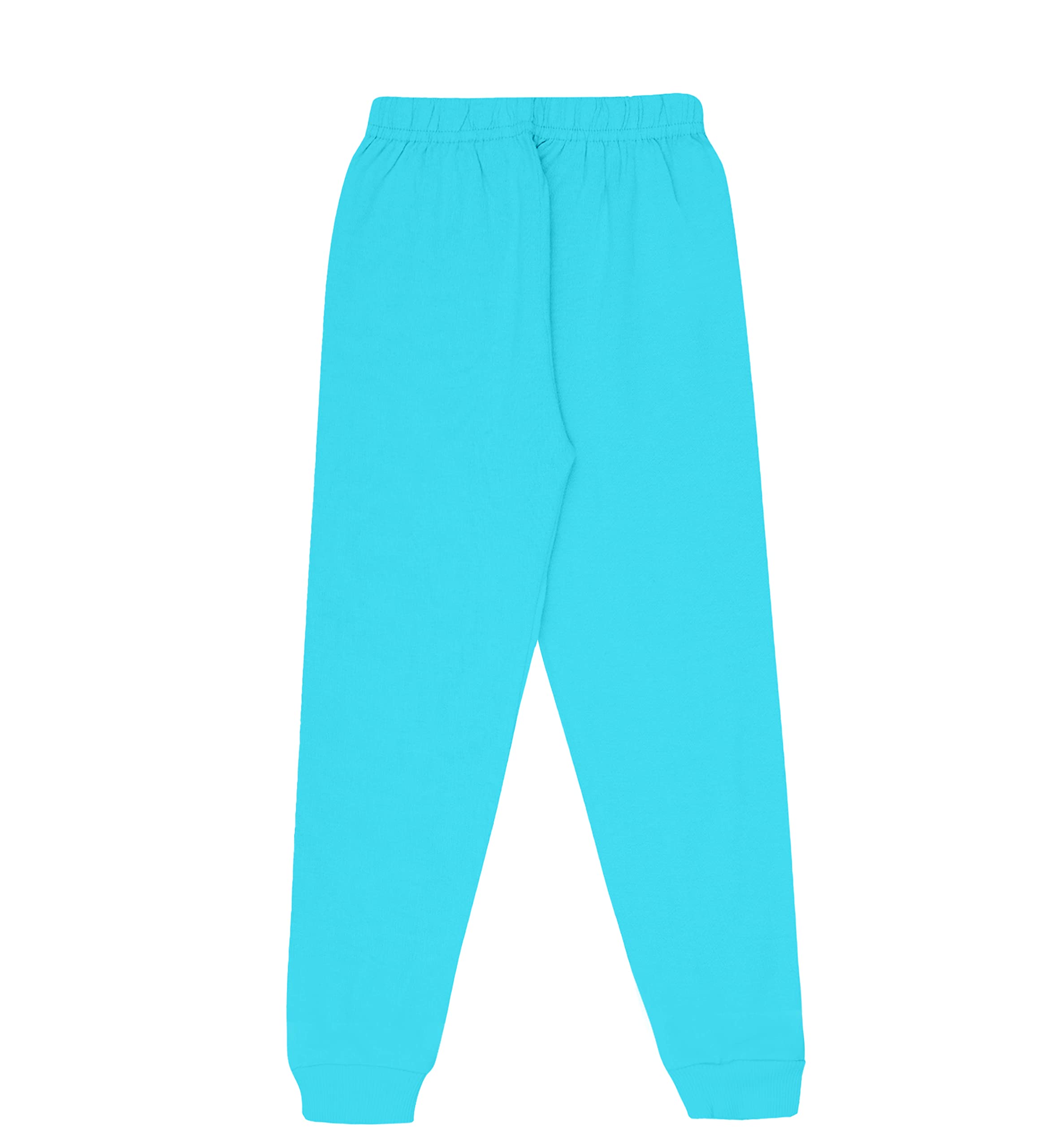 Girls Cotton Printed Track Pants with Pocket C4 - Multicolor (Pack of 2)