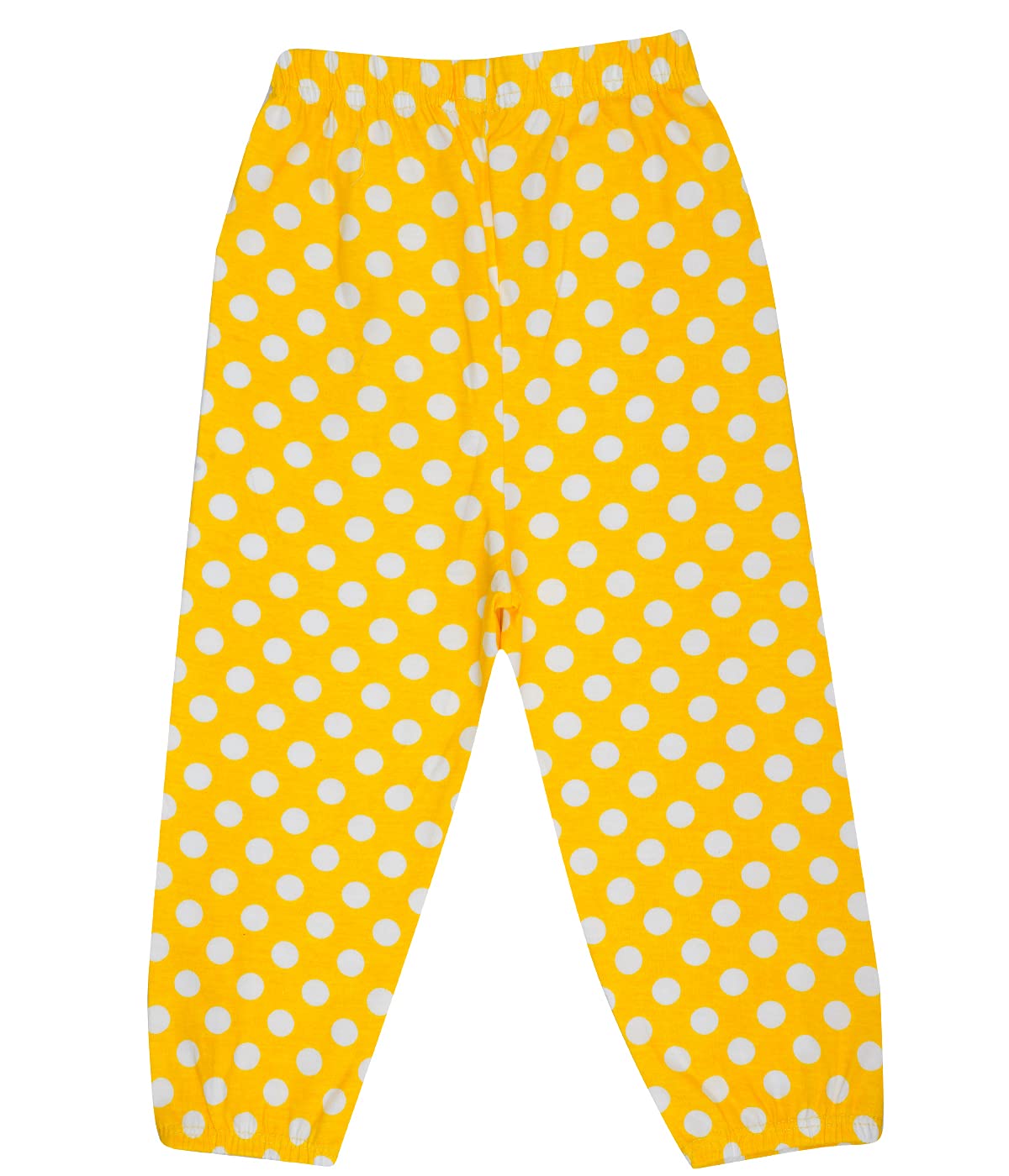 Regular Fit Dotted Printed Cotton Capri Pant for Girls - Multicolor (Pack of 3)