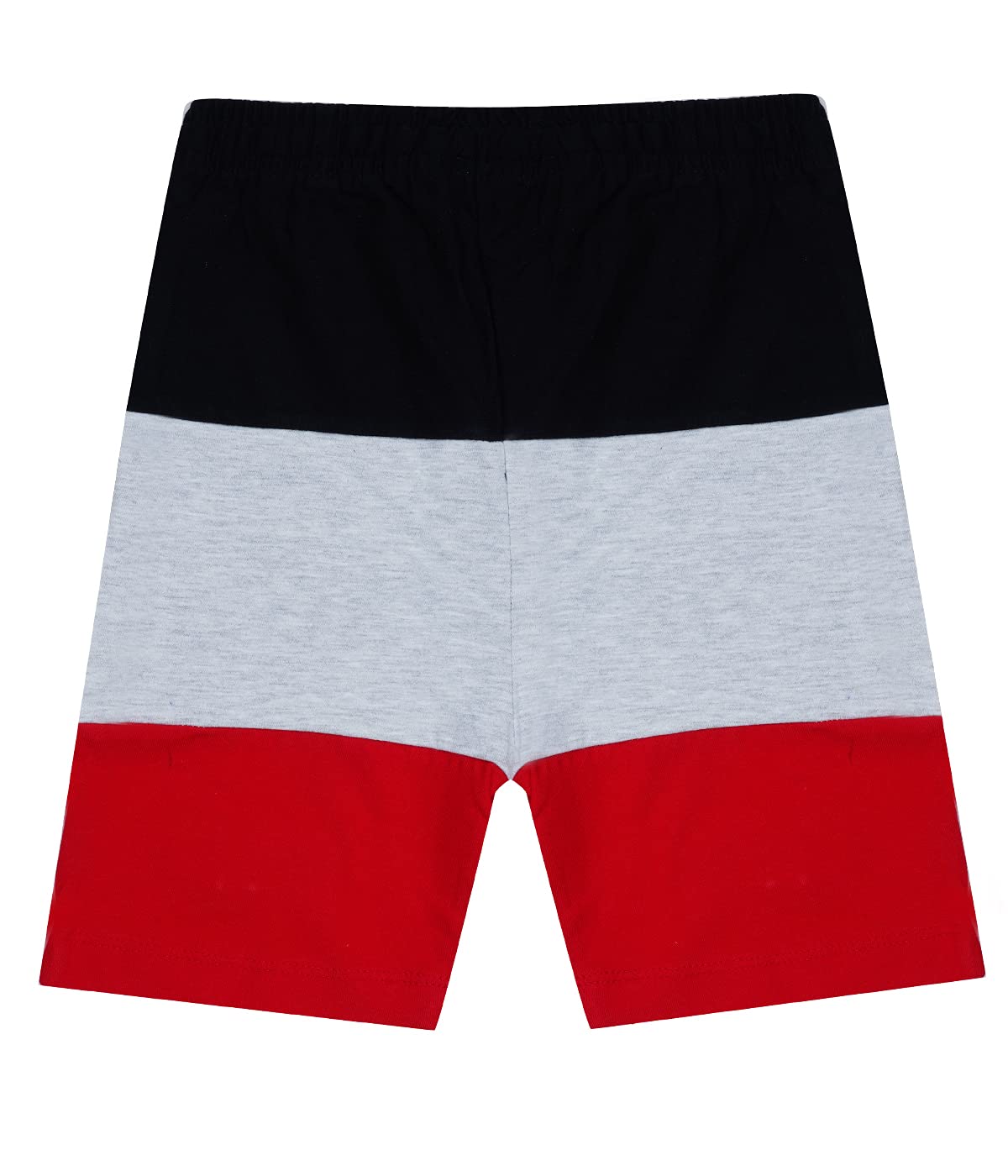 Kids Unisex Multicolor Cotton Printed Three Cut Shorts Multicolor (Pack of 3)