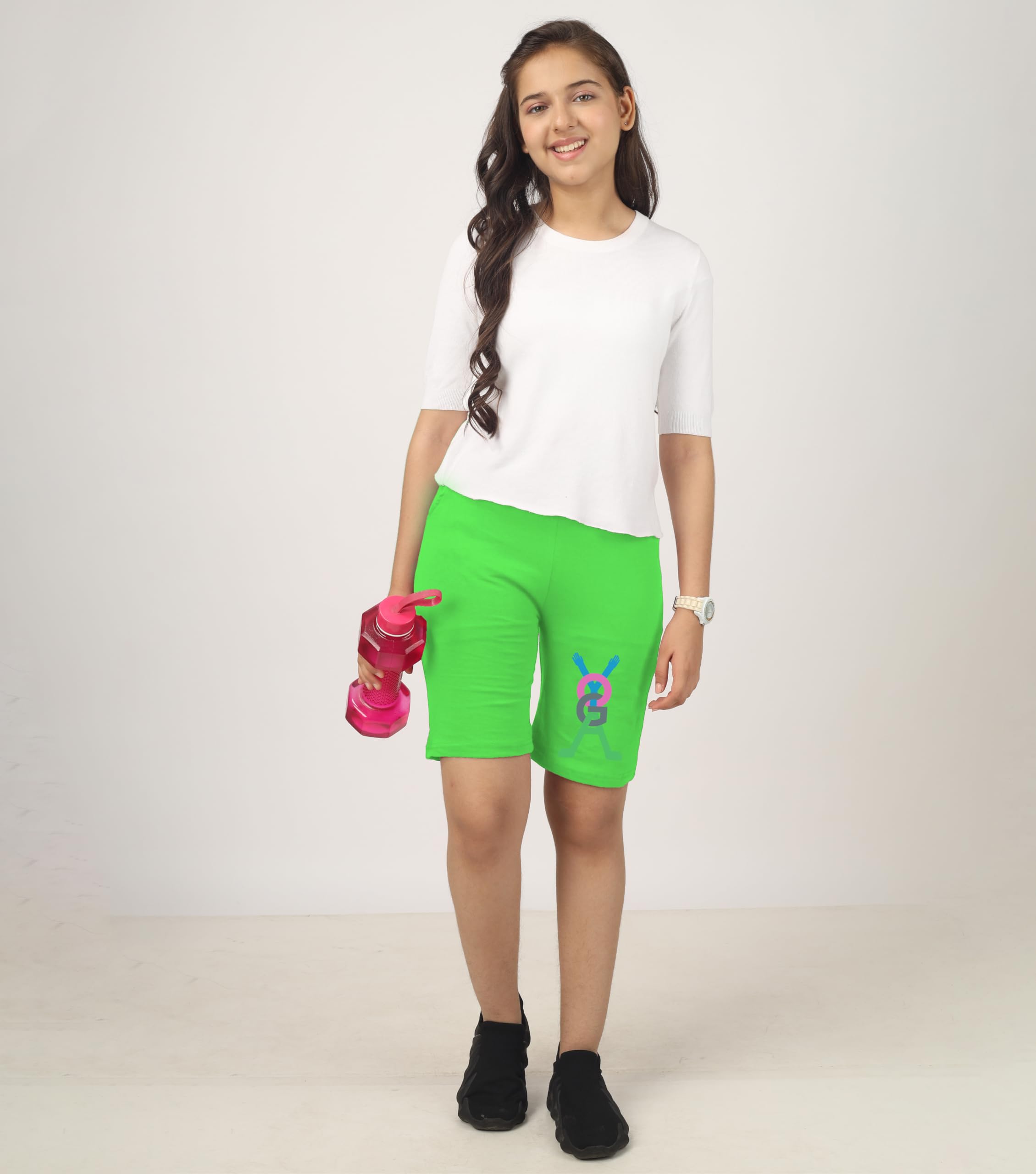 Girls Printed Shorts (Pack of 3)