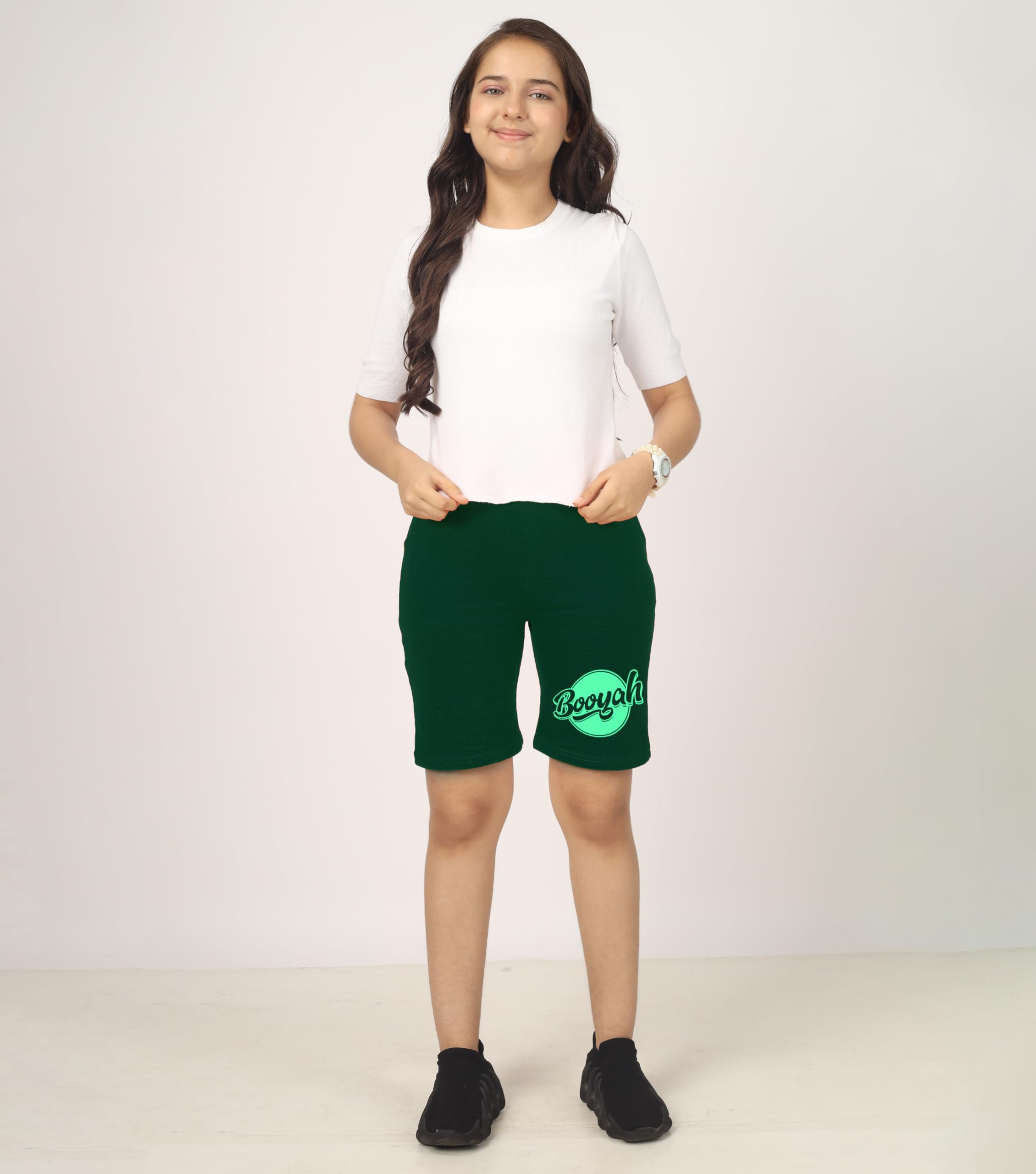 Girls Printed Shorts (Pack of 3)