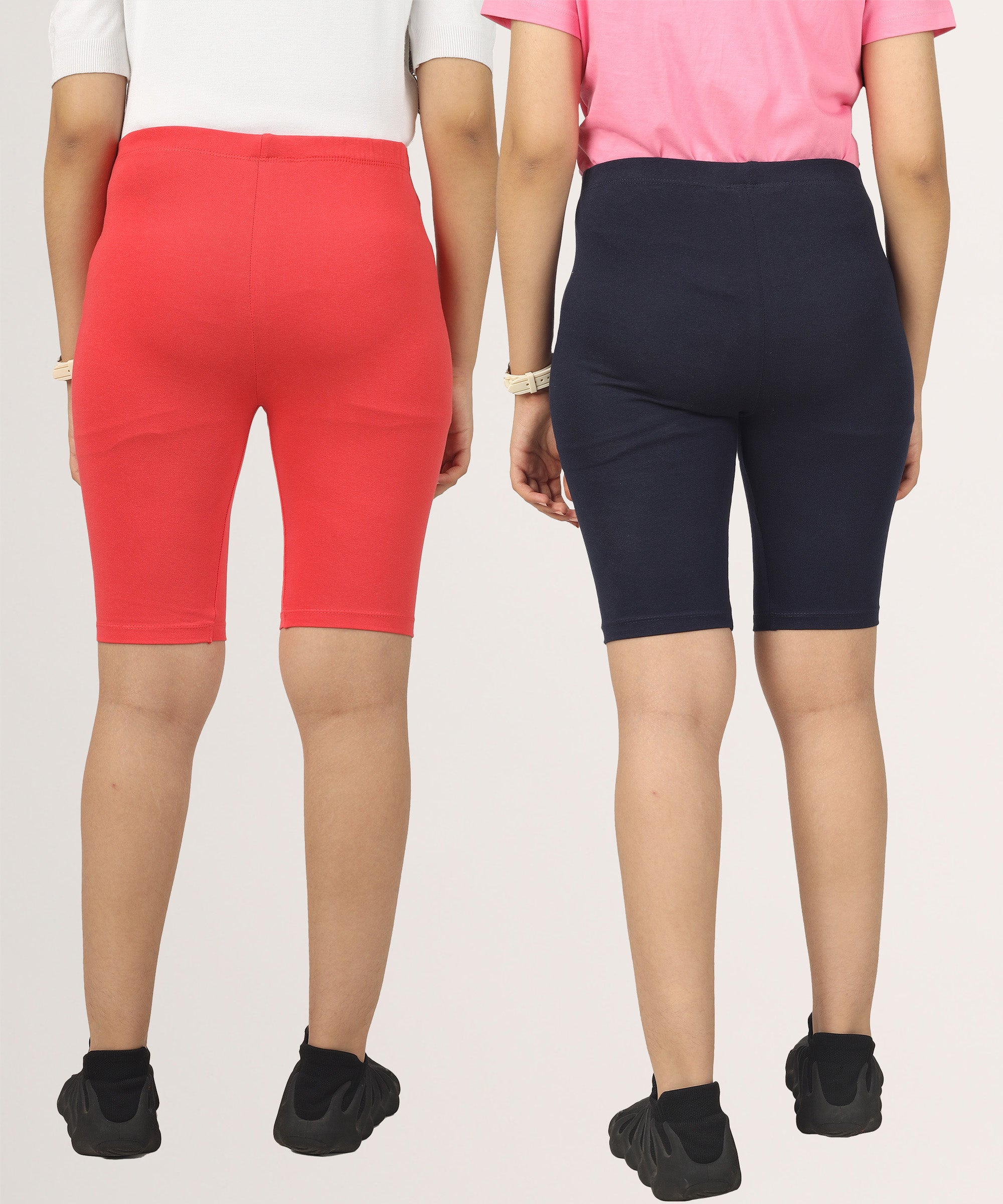 Girls Cycling Shorts | Active Wear (Pack of 2)