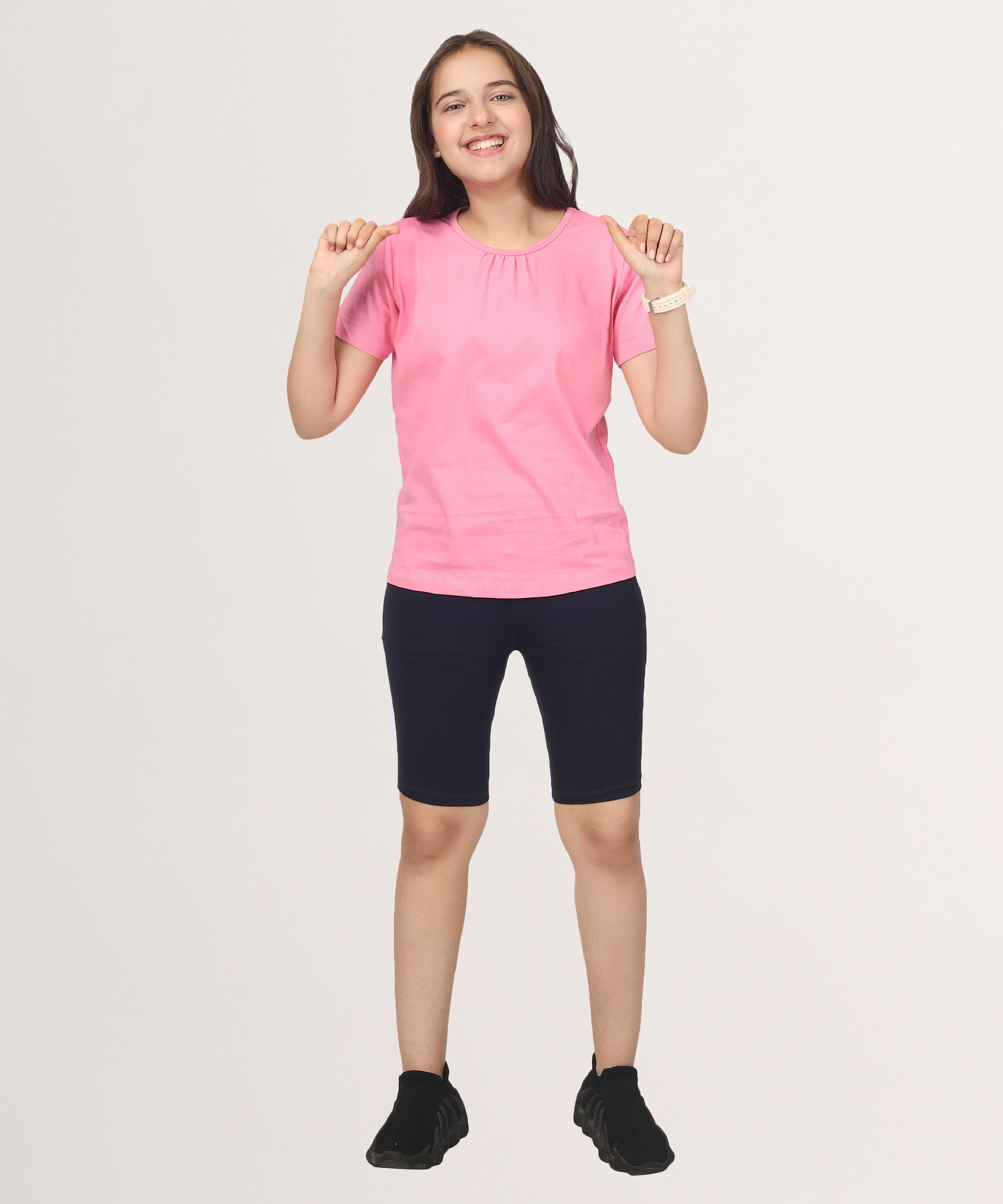 Girls Cycling Shorts | Active Wear (Pack of 2)