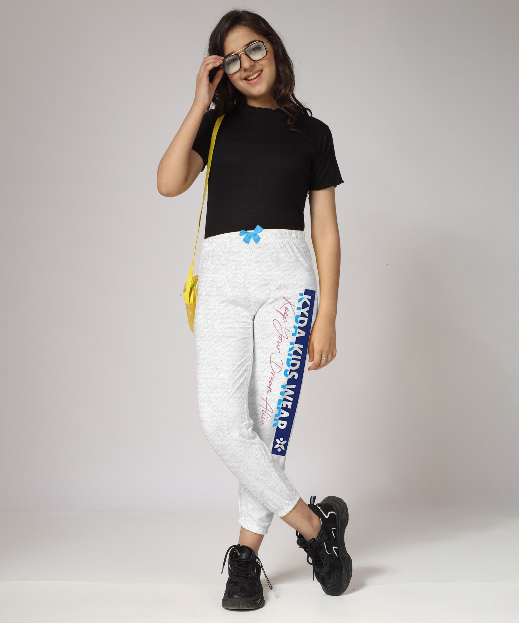 Girl's Regular fit Track Pants (GP3A_C6_Combo 3)
