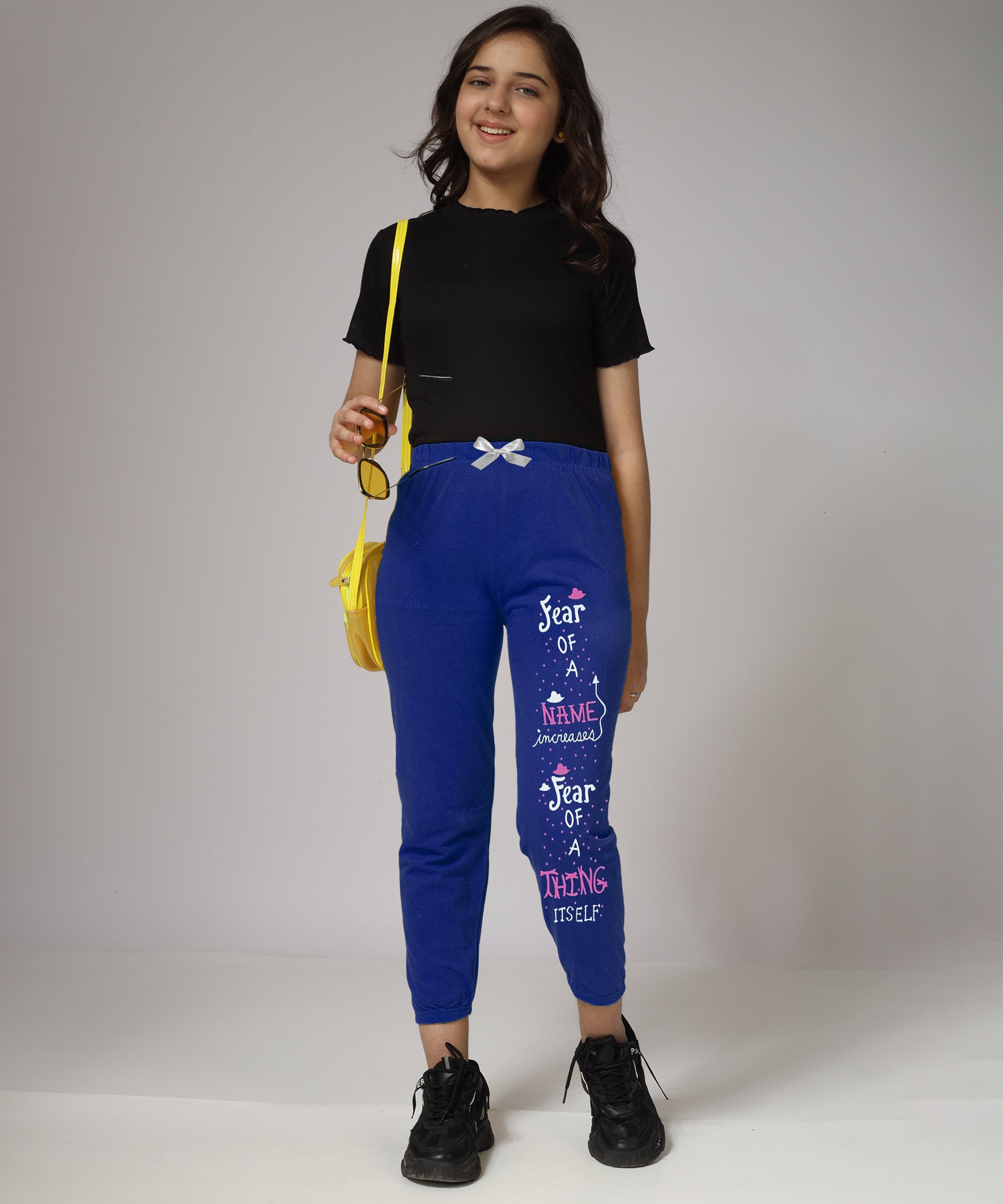 Girl's Regular fit Track Pants (GP3A_C6_Combo 3)
