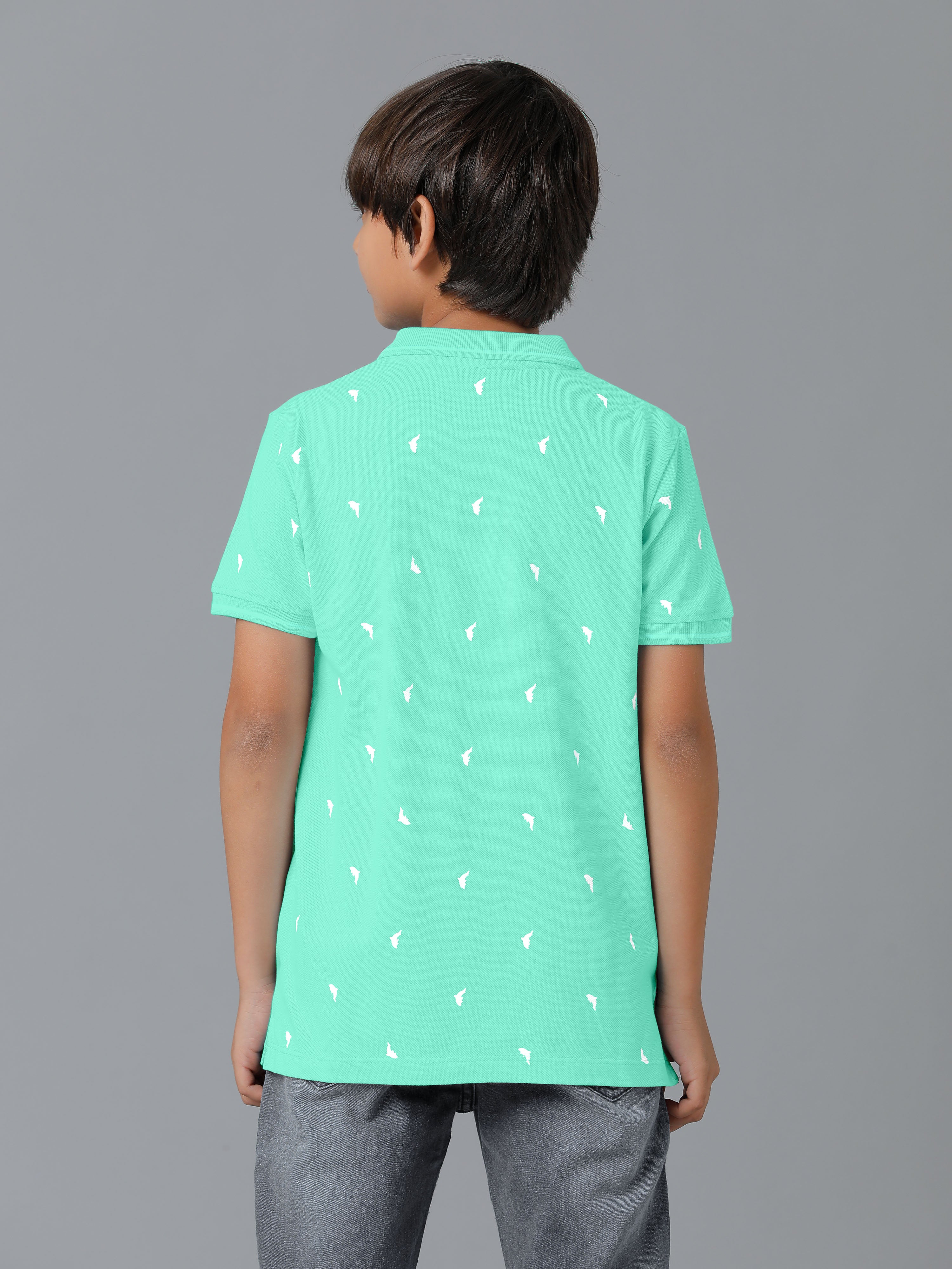 Boys Polo Collar-Shirts | Mint