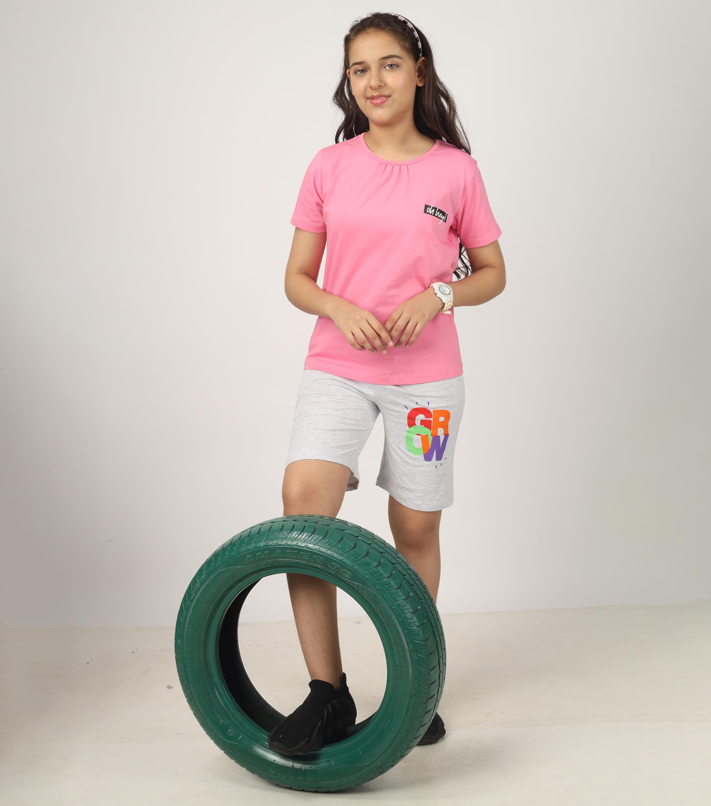 Girls Printed Shorts (Pack of 3)