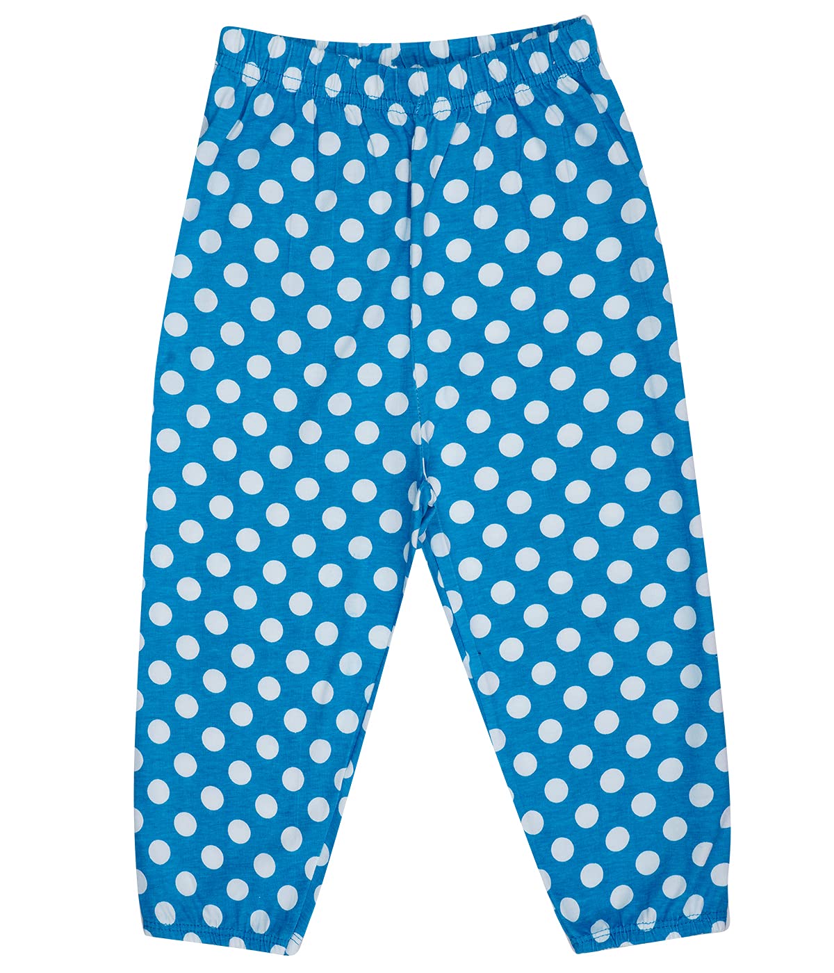 Regular Fit Dotted Printed Cotton Capri Pant for Girls - Multicolor (Pack of 3)