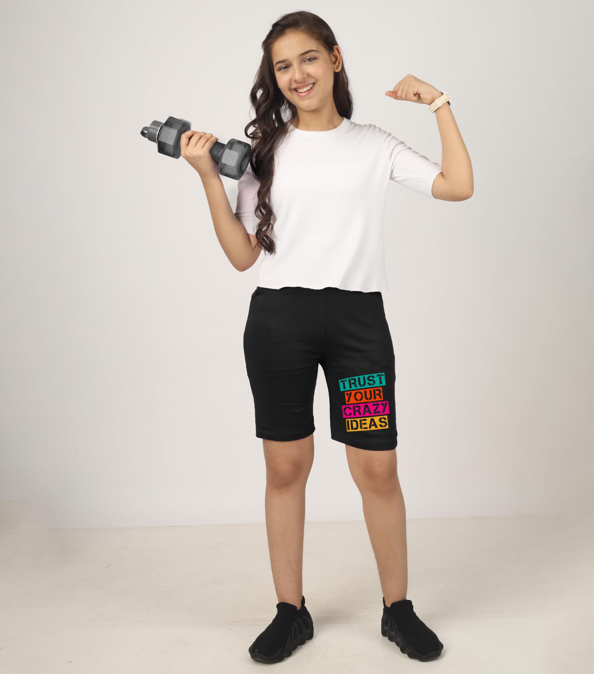 Girls Printed Shorts (Pack of 3)