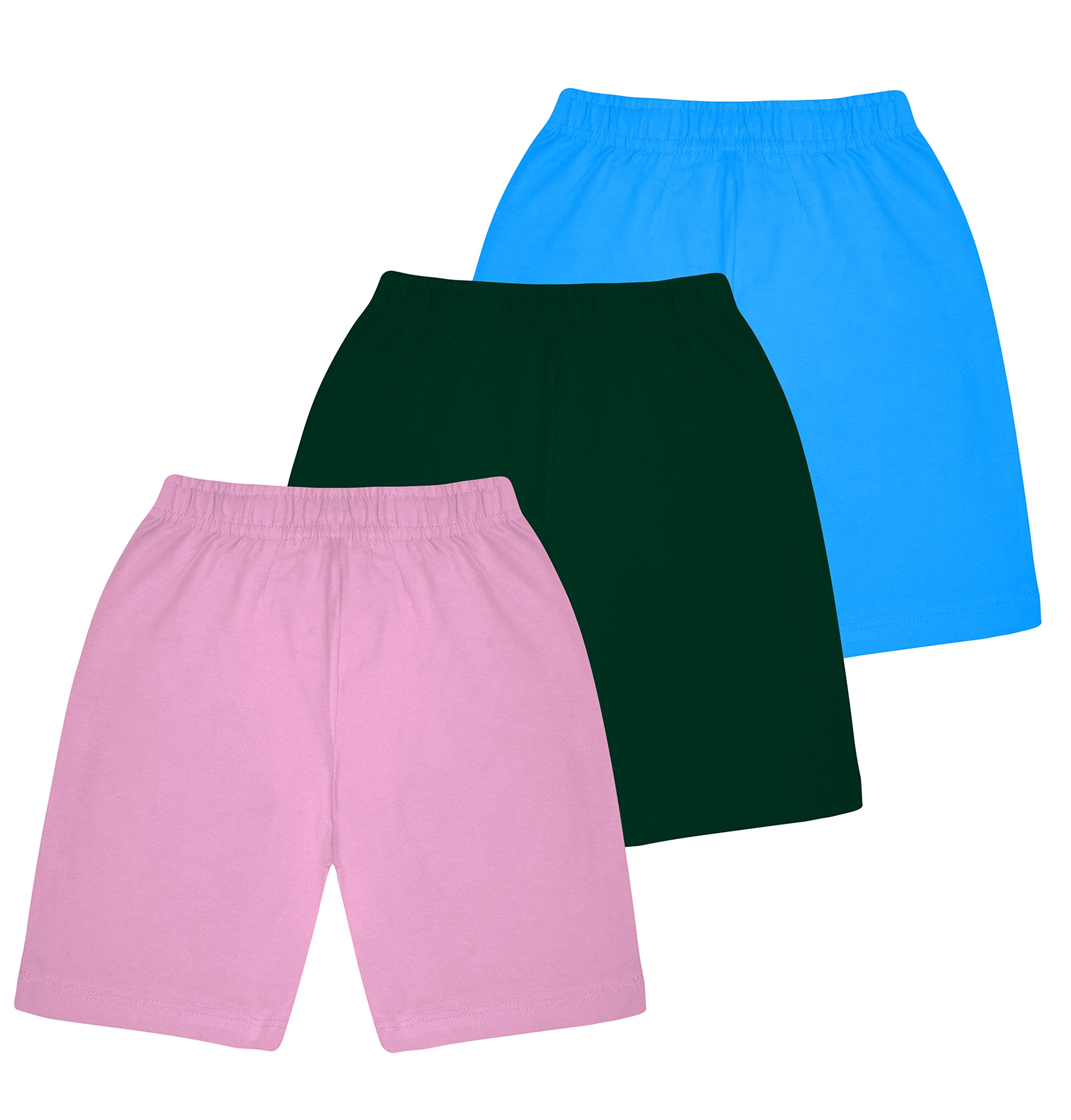 Girls Printed Shorts (Pack of 3)