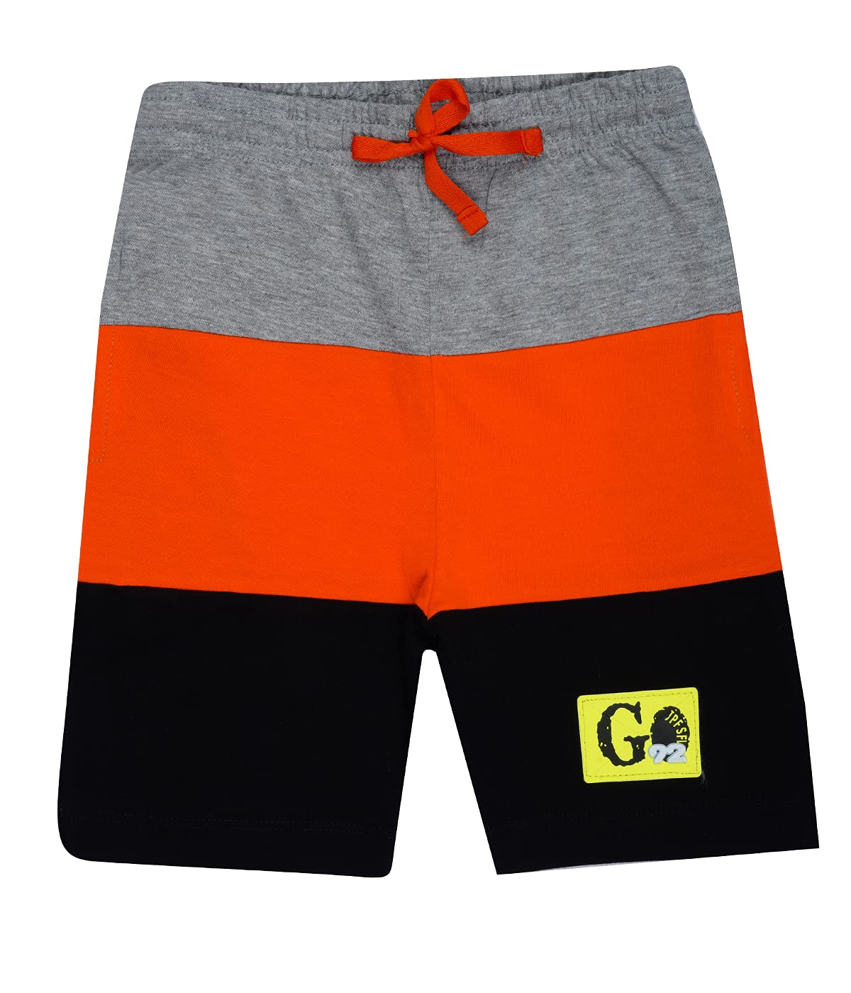 Kids Unisex Multicolor Cotton Printed Three Cut Shorts Multicolor (Pack of 3)
