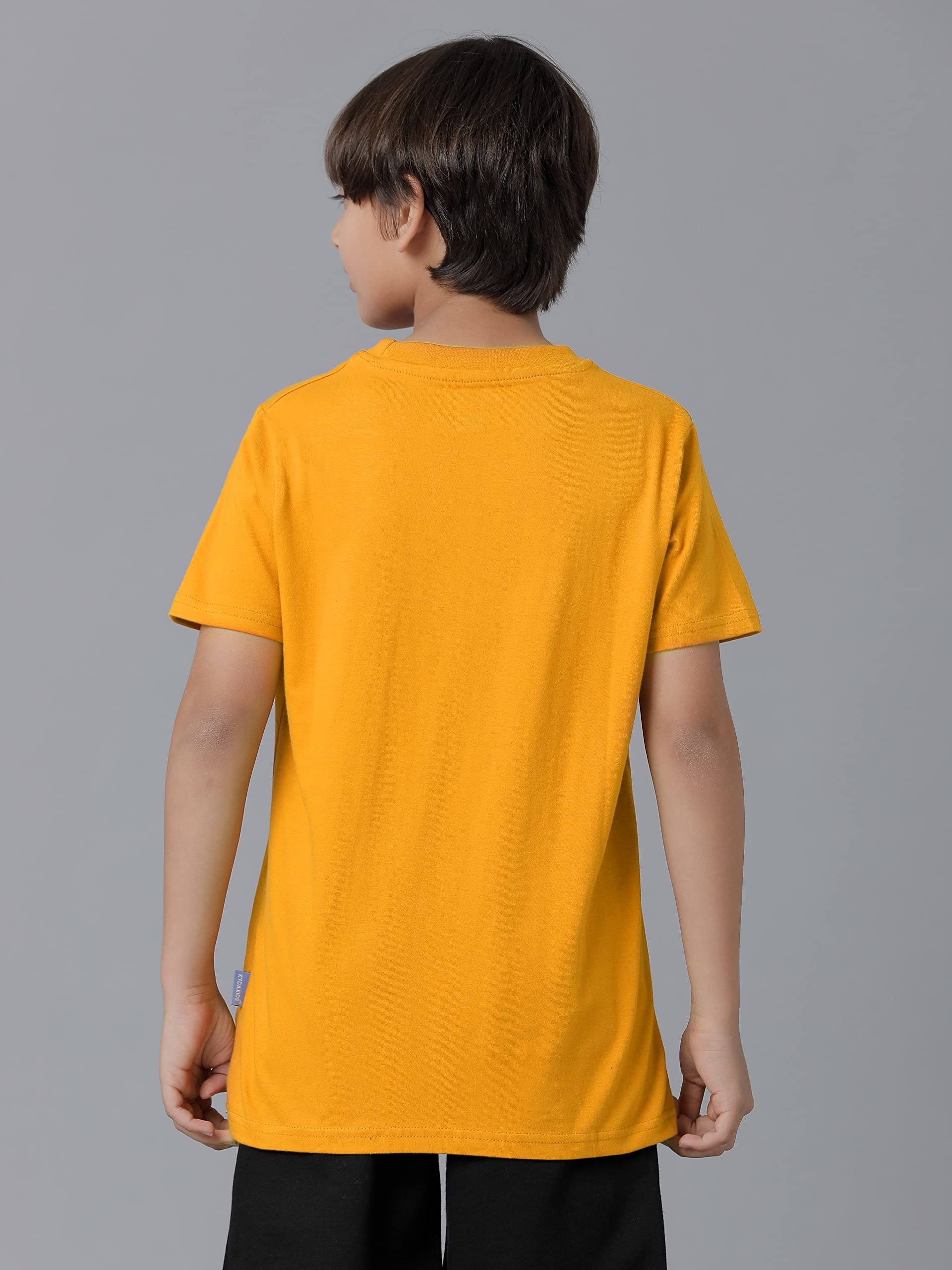 Boys Cotton Printed Half Sleeve T-Shirts Regular Fit (Pack of 3)