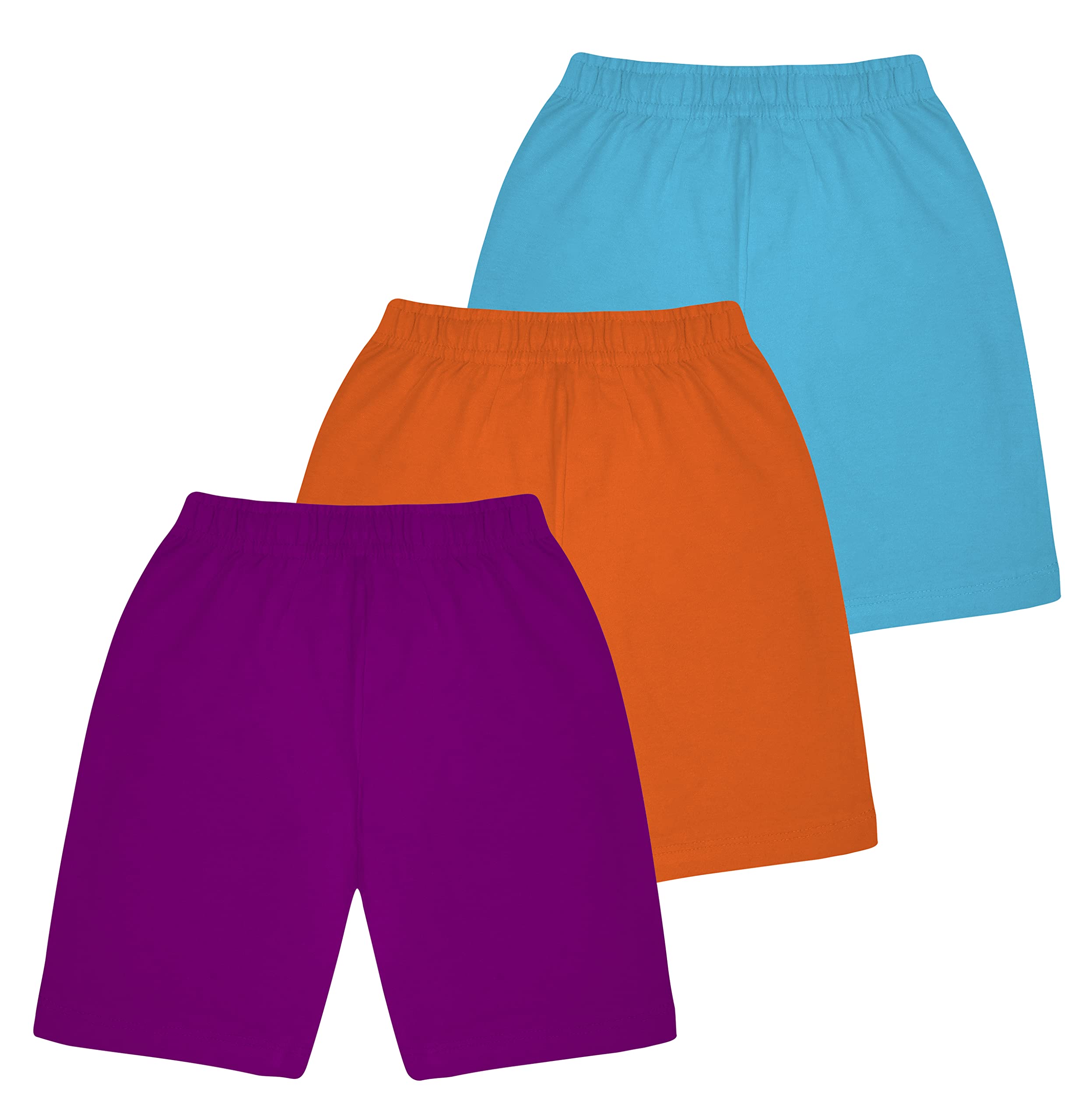 Girls Printed Shorts (Pack of 3)