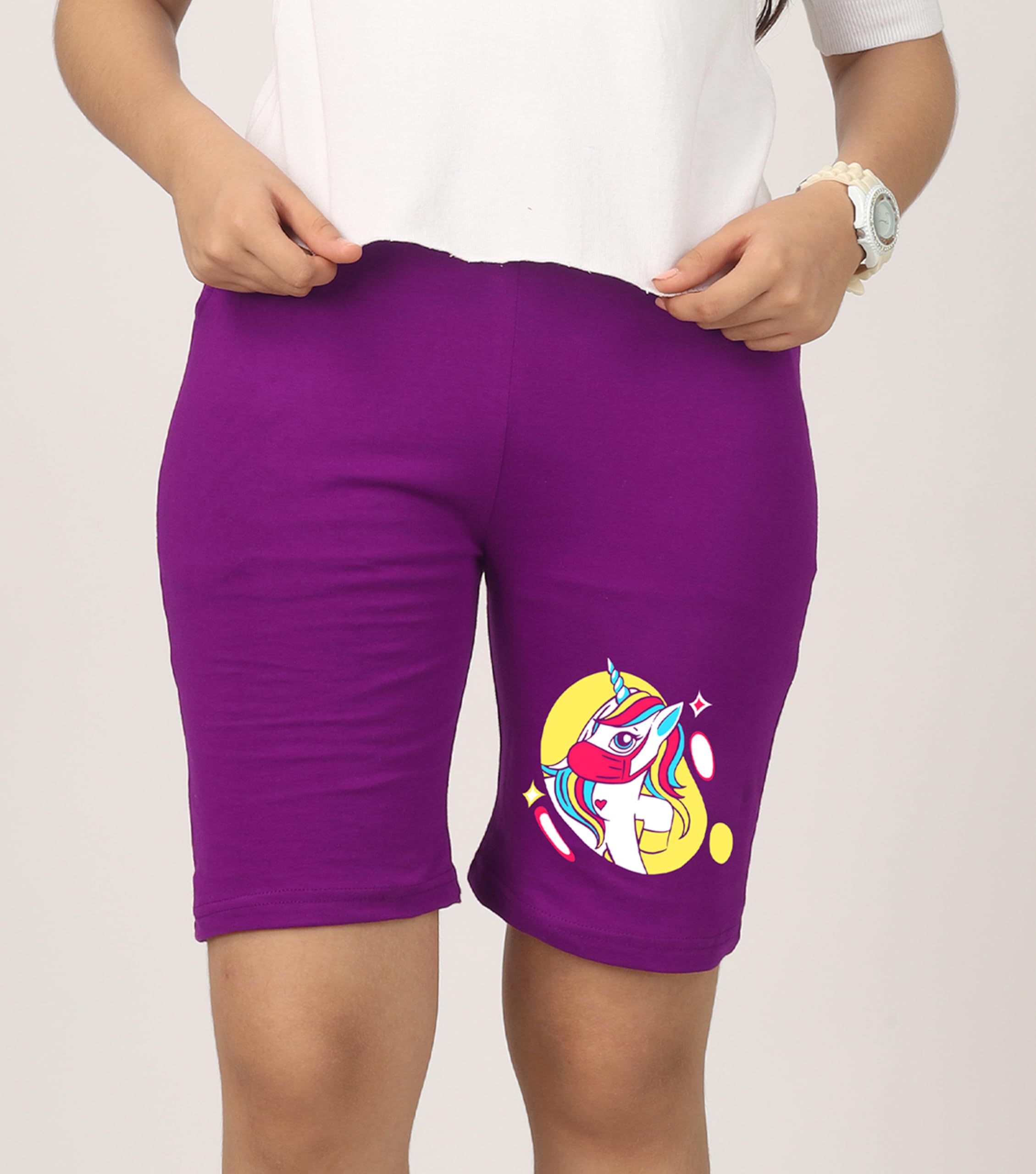 Girls Printed Shorts (Pack of 3)