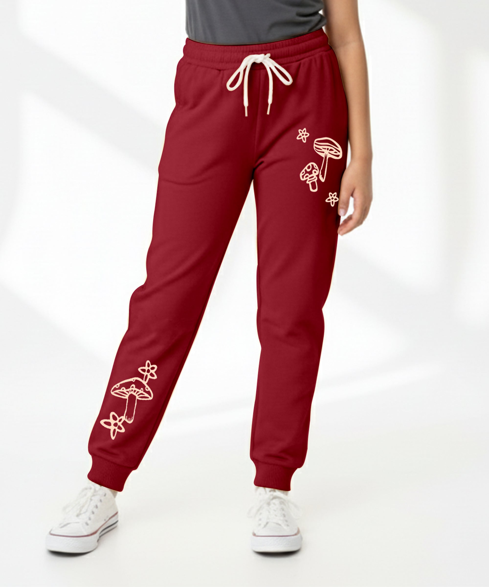 Girls Printed Track Pants | Stretchable Waist | Casual & Sports Wear | Pack of 1