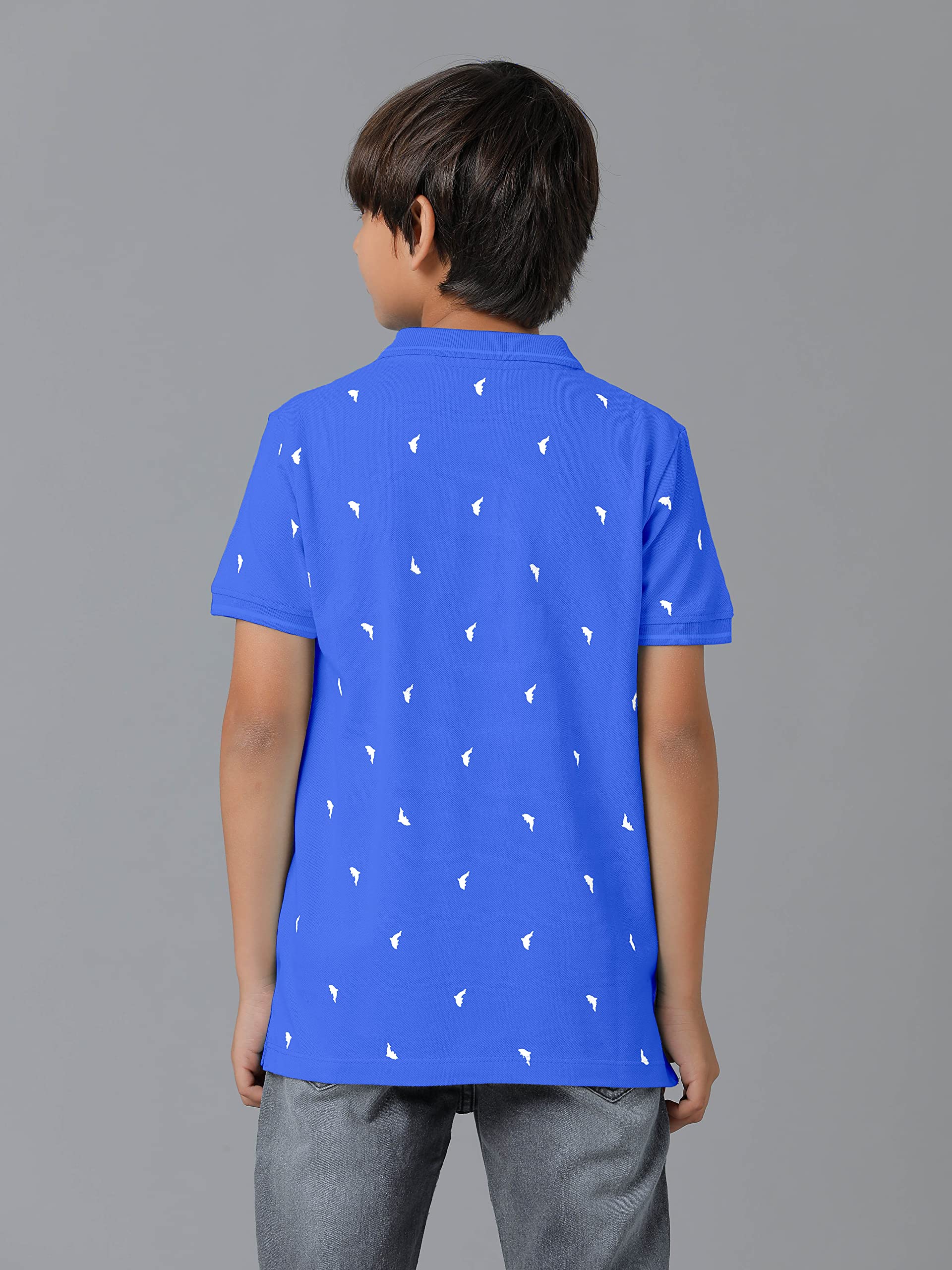 Boys Polo Collar-Shirts | Blue