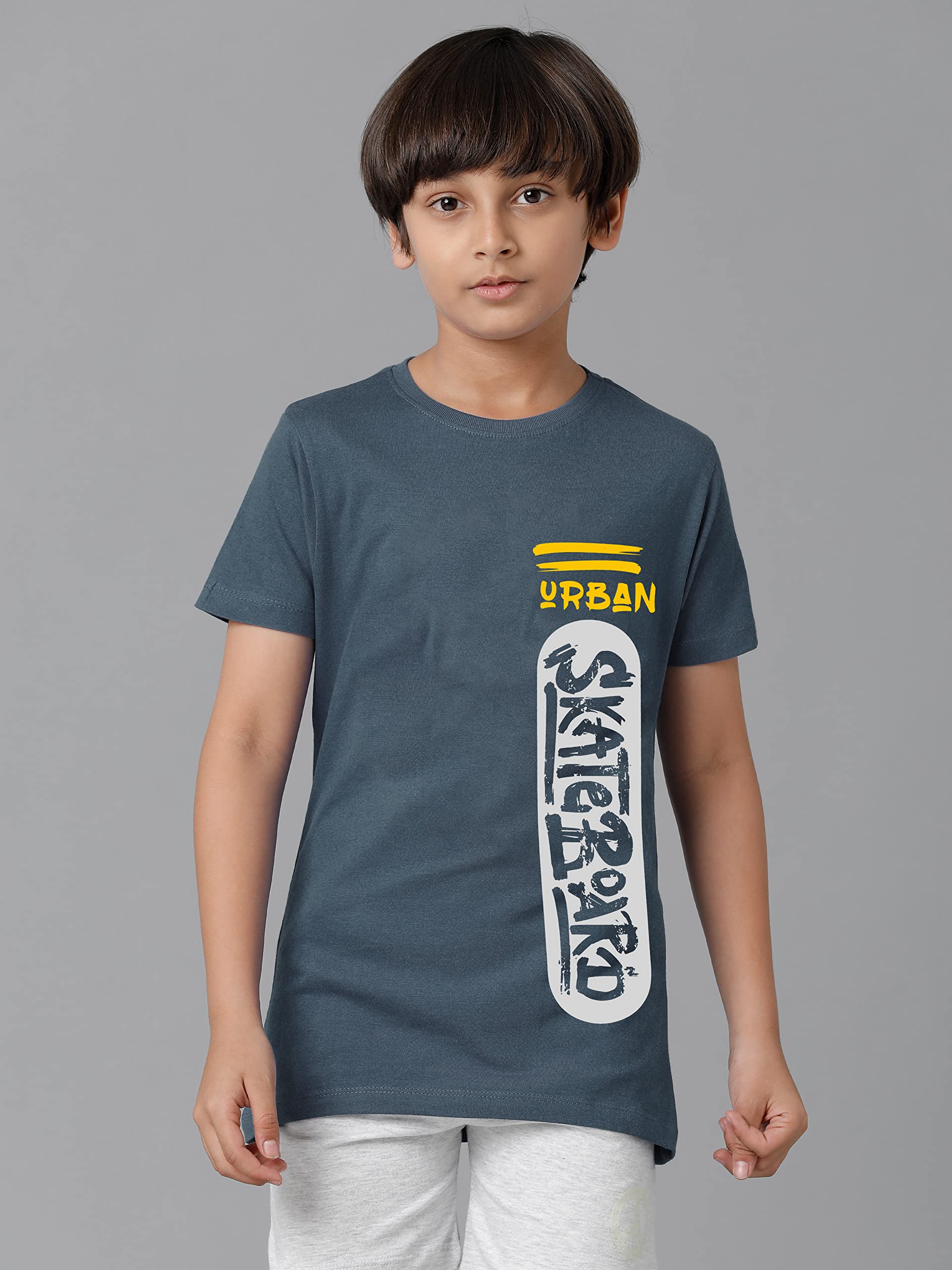 Boys Cotton Printed Half Sleeve T-Shirts Regular Fit (Pack of 3)