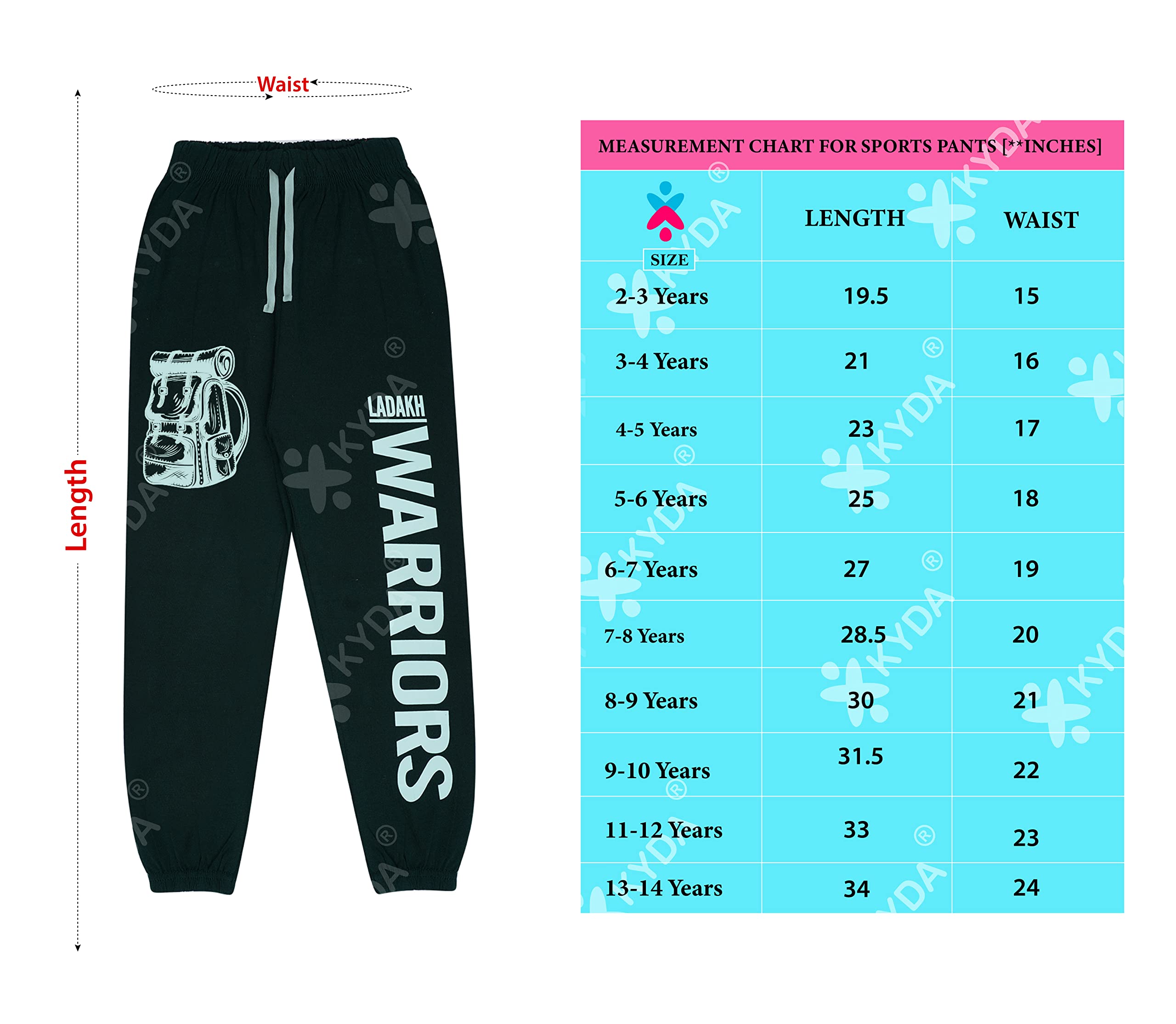Warriors | Boys Printed Trousers (Pack of 2)