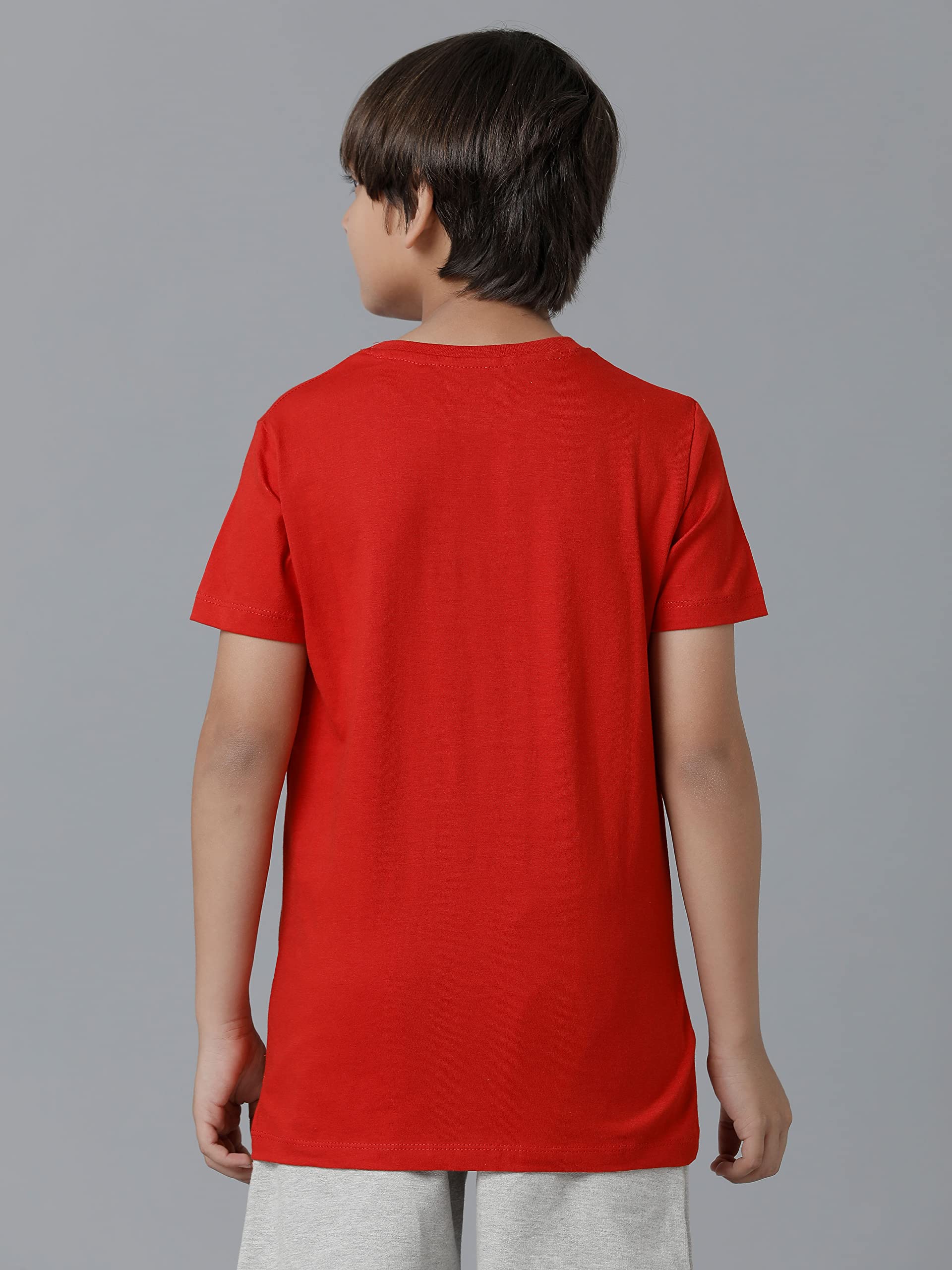 Boys Cotton Printed Half Sleeve T-Shirts Regular Fit (Pack of 3)
