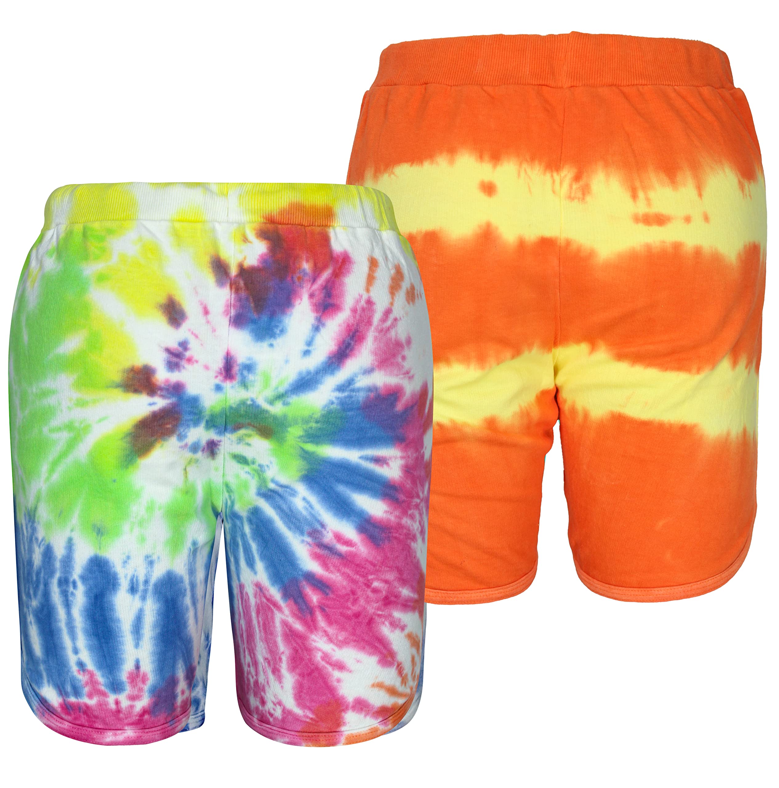 GIrls Tie & Die Shorts Multicolour