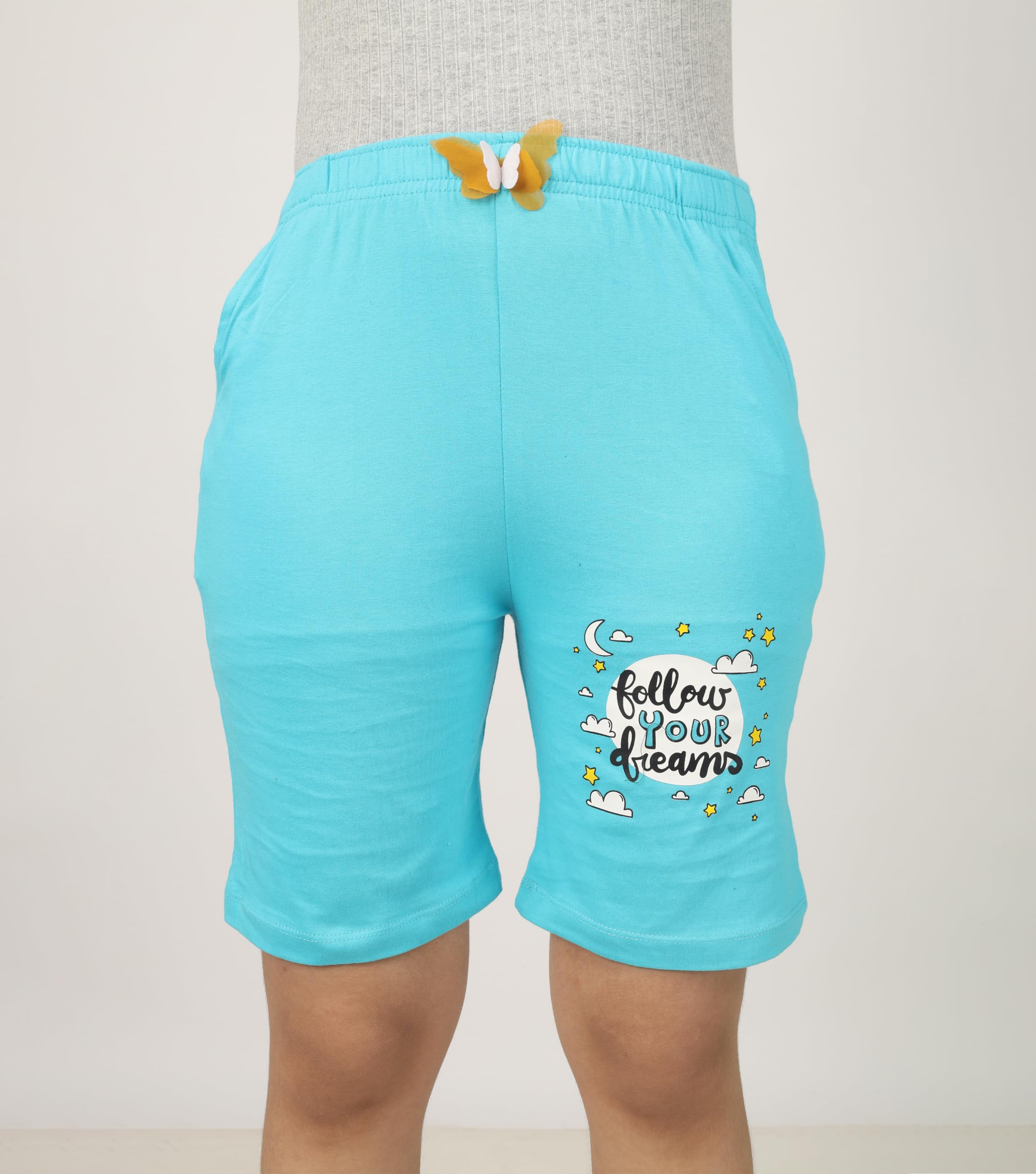 Girls Printed Shorts (Pack of 3)