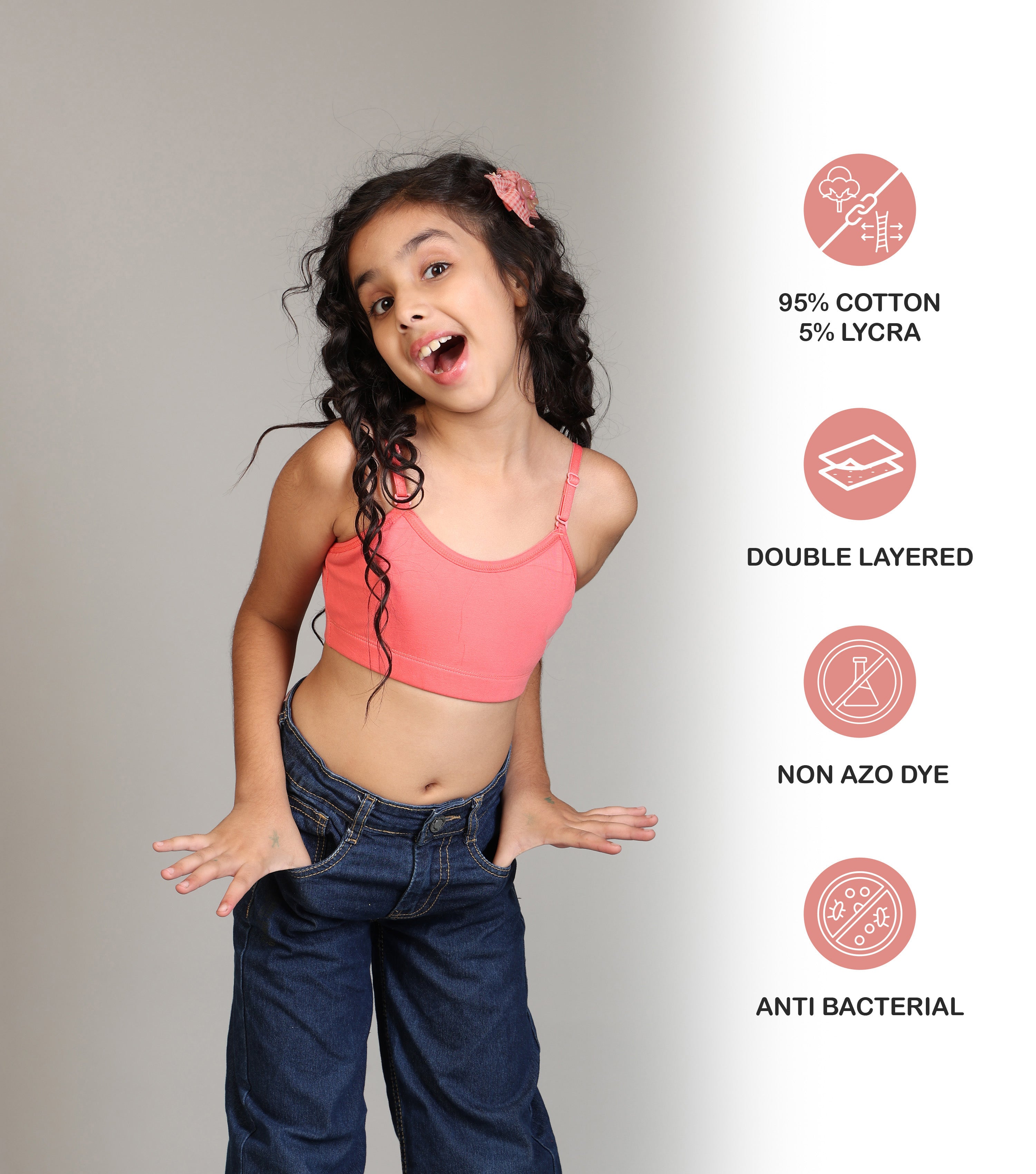 Soft Lycra Cotton Full Coverage Bra P1 | Pre-Teen