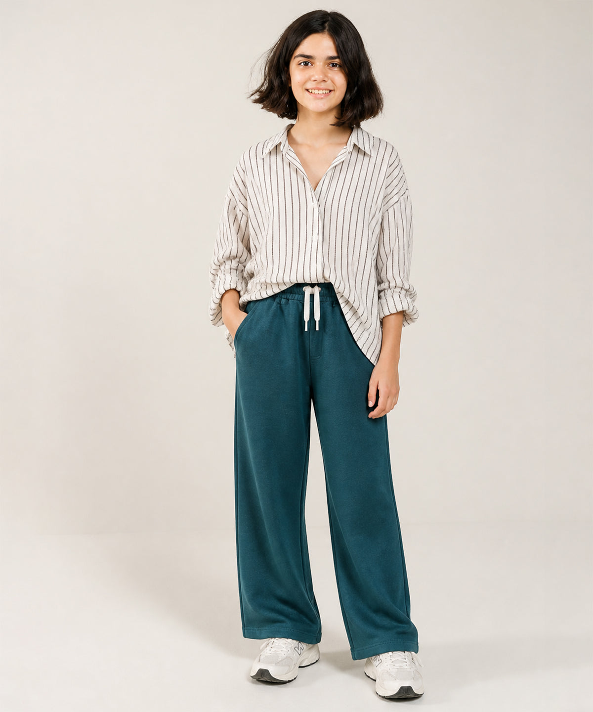 Girls Cotton Wide Leg Palazzo Pants