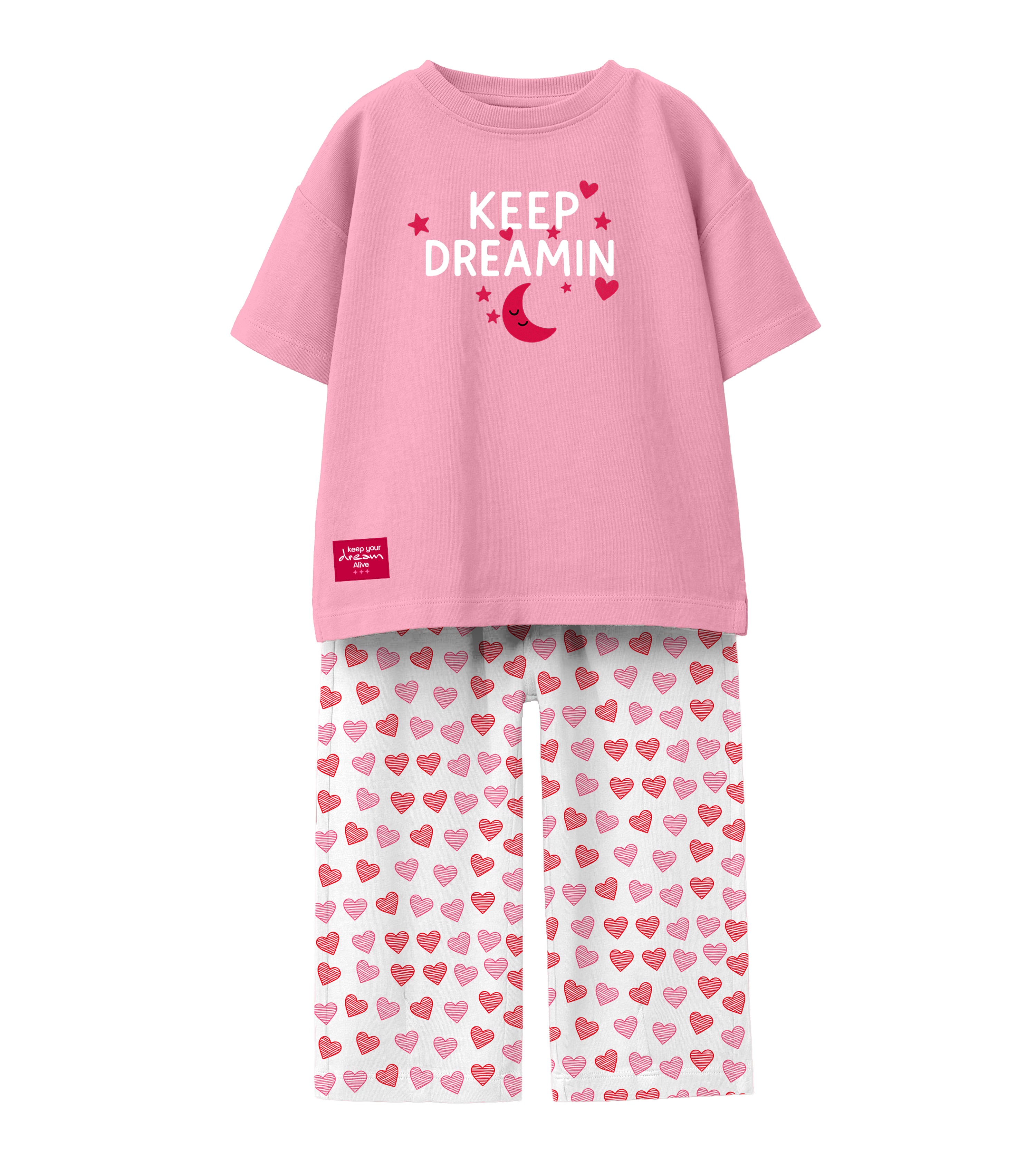 Girls Premium Printed Cotton Co-Ord Set
