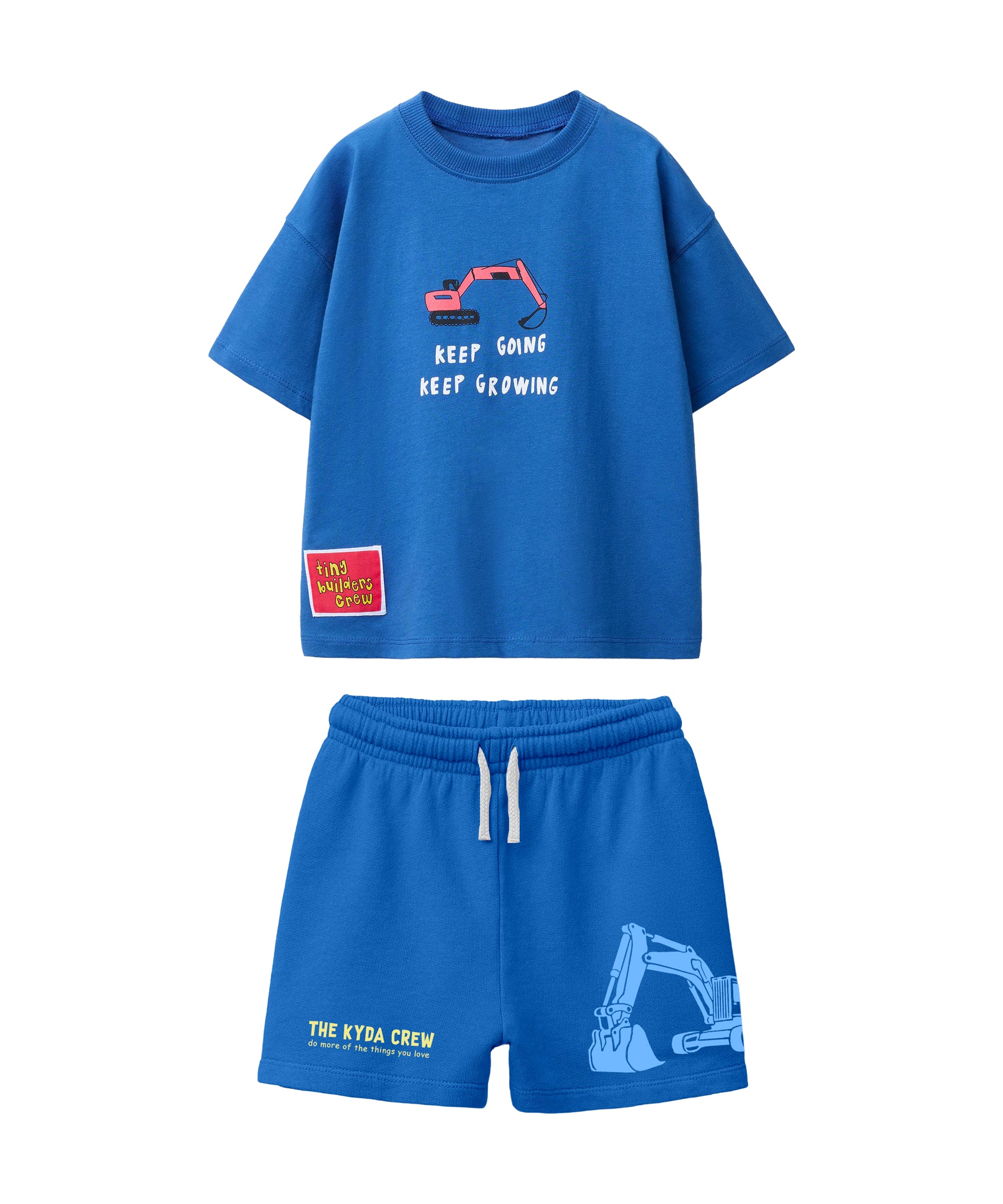 Boys Premium Cotton Oversized T-Shirt & Shorts Co-ord Set | Pack of 1