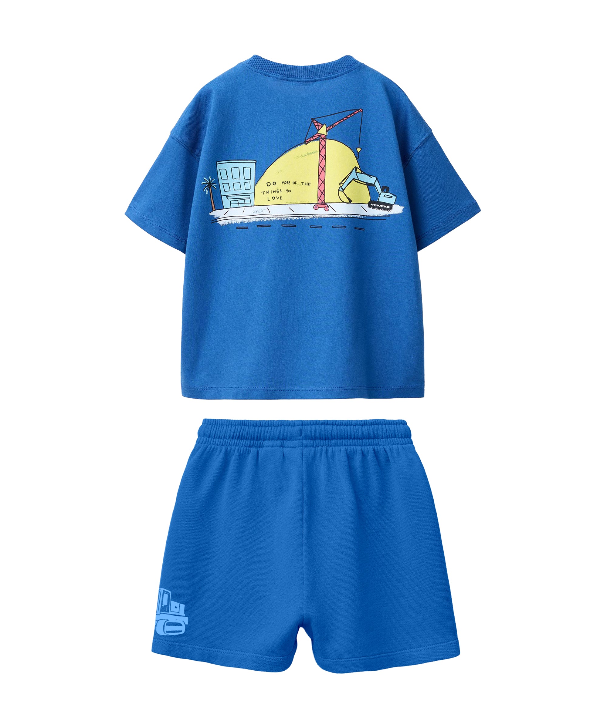 Boys Premium Cotton Oversized T-Shirt & Shorts Co-ord Set | Pack of 1