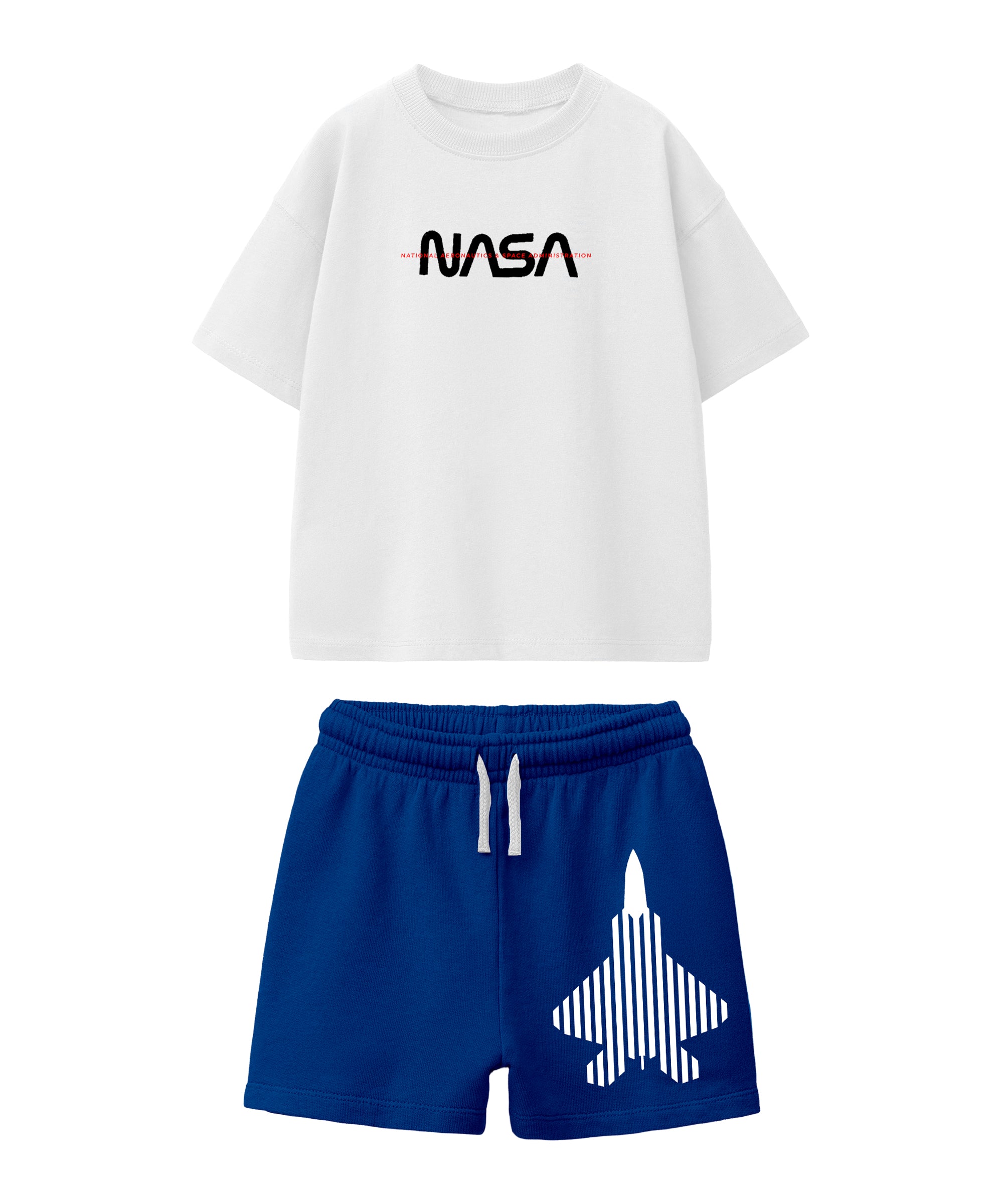 Boys Premium Cotton Oversized T-Shirt & Shorts Co-ord Set | Pack of 1