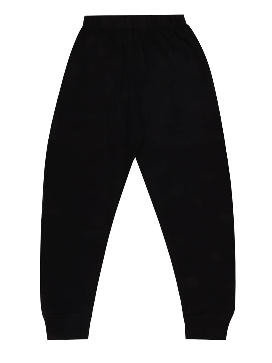 Black Printed Track Pant for Boys