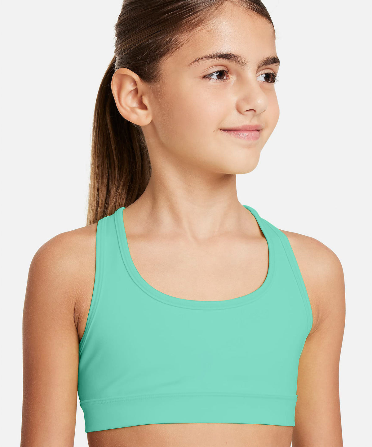 Girls Lycra Cotton Sports Bra for Pre-Teens | Racerback | Pack of 3
