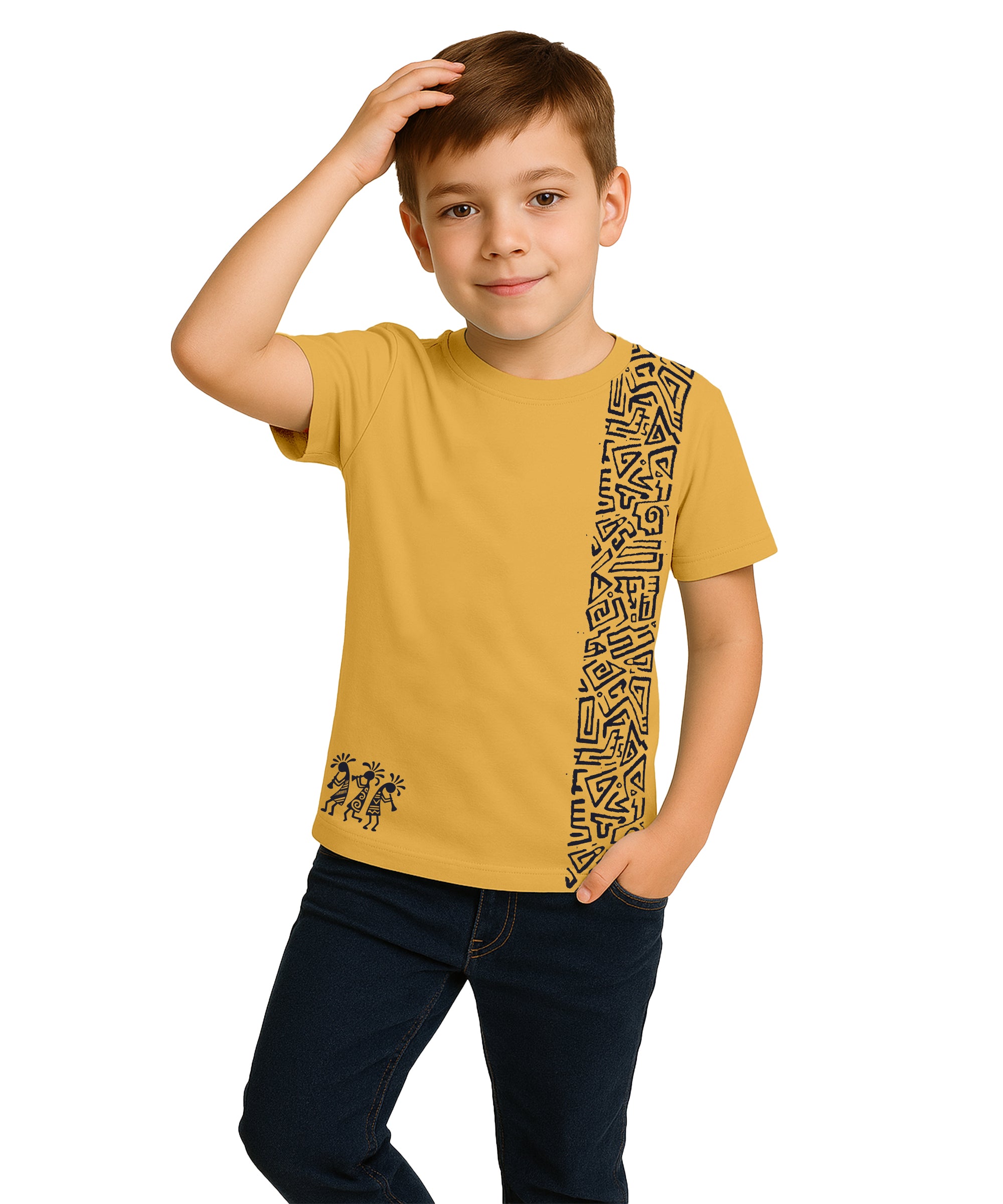 Boys Printed Tees – Everyday Comfort Fit | Pack of 5